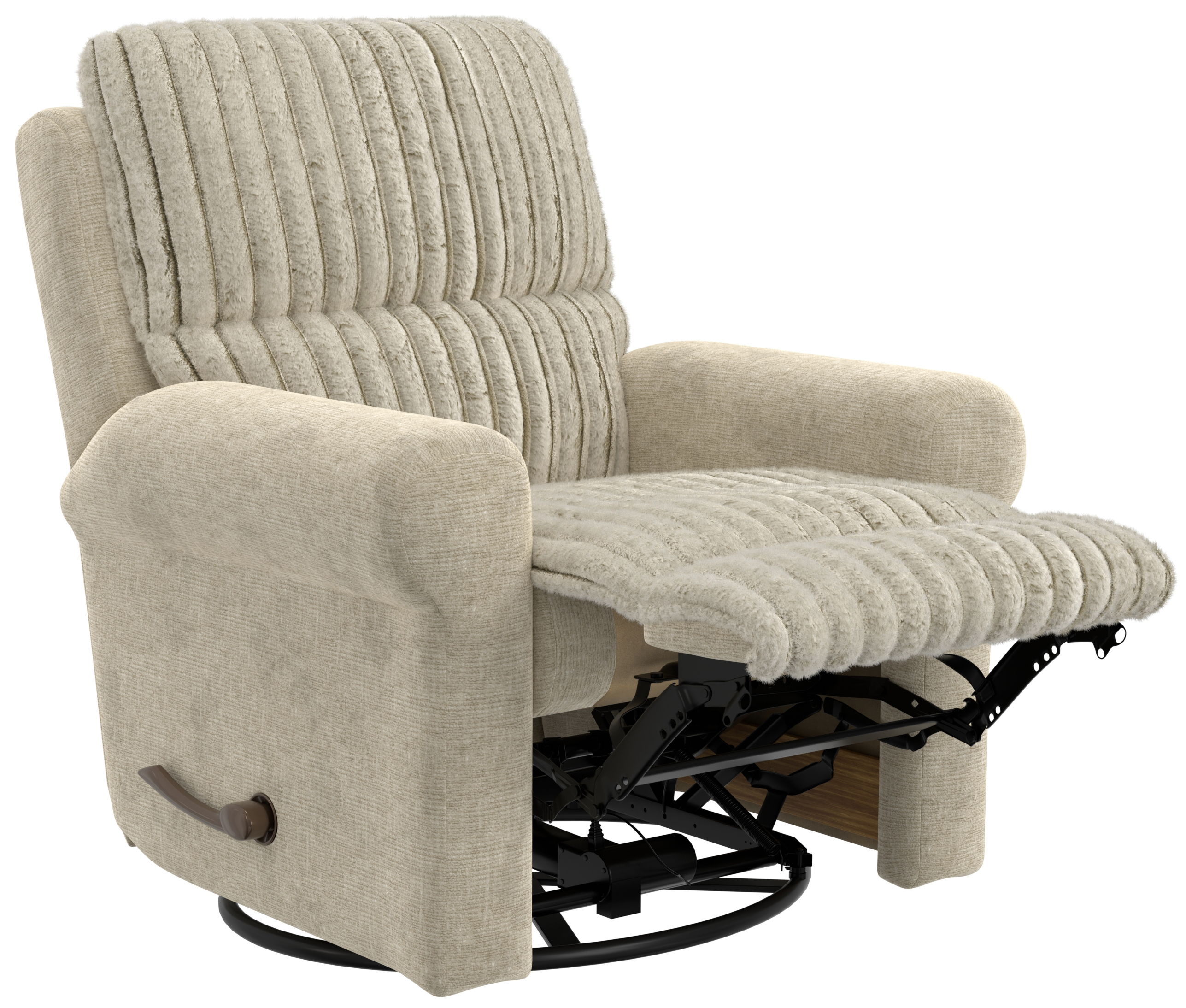 Foxy - Swivel Glider Recliner - Porcelain