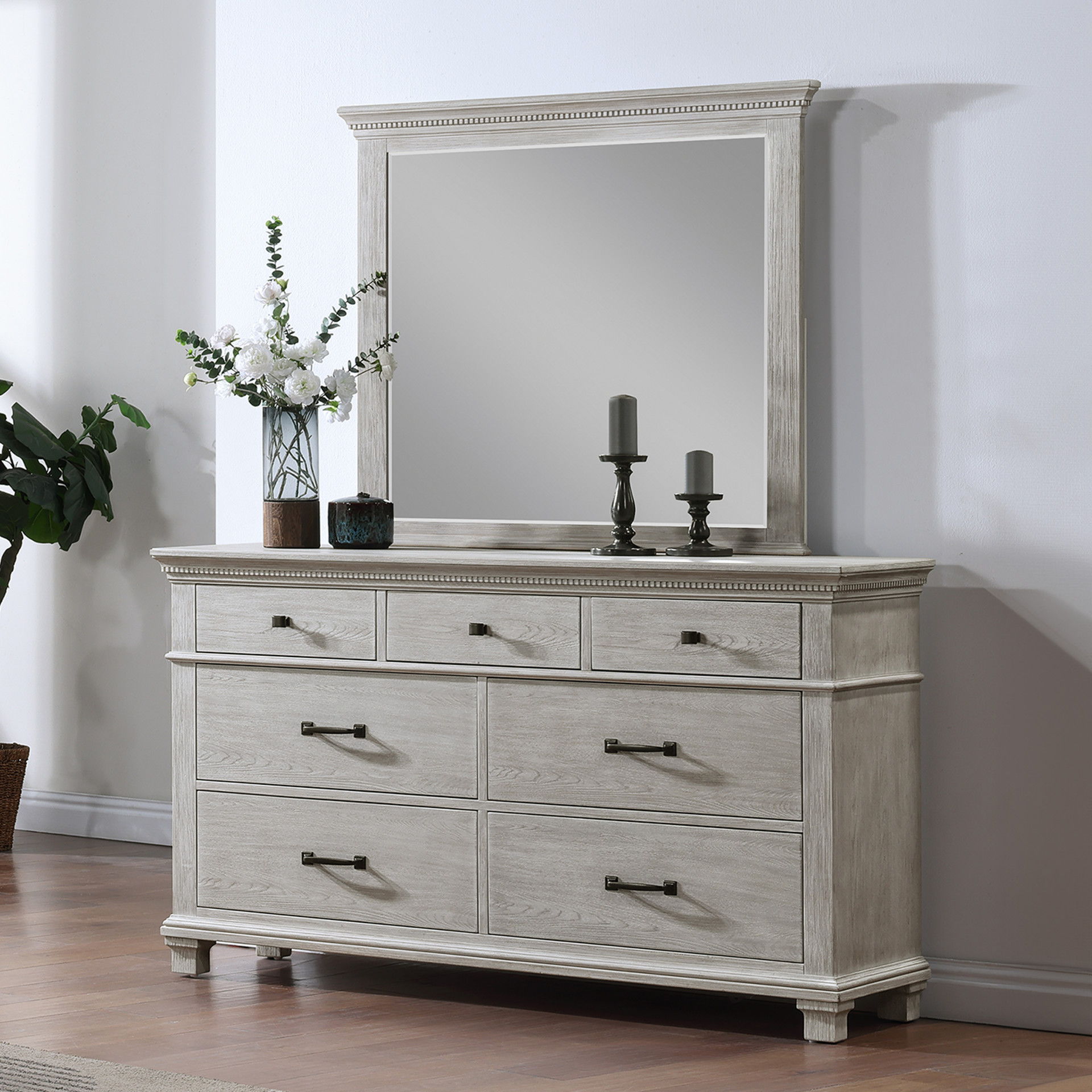 Silver Sands - Mirror - Gray, light gray, view 7