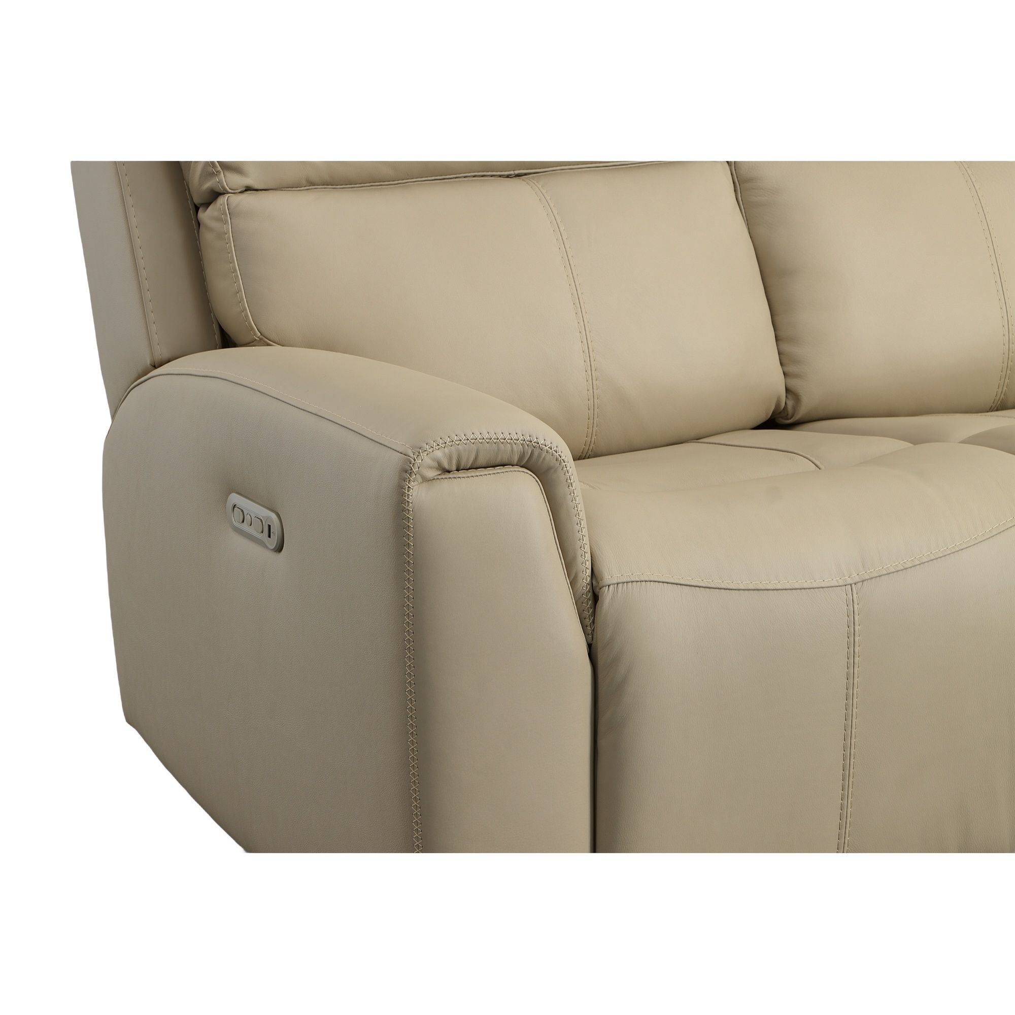 Jarvis - Power Reclining Sofa With Power Headrests - Parchment, beige, view 7