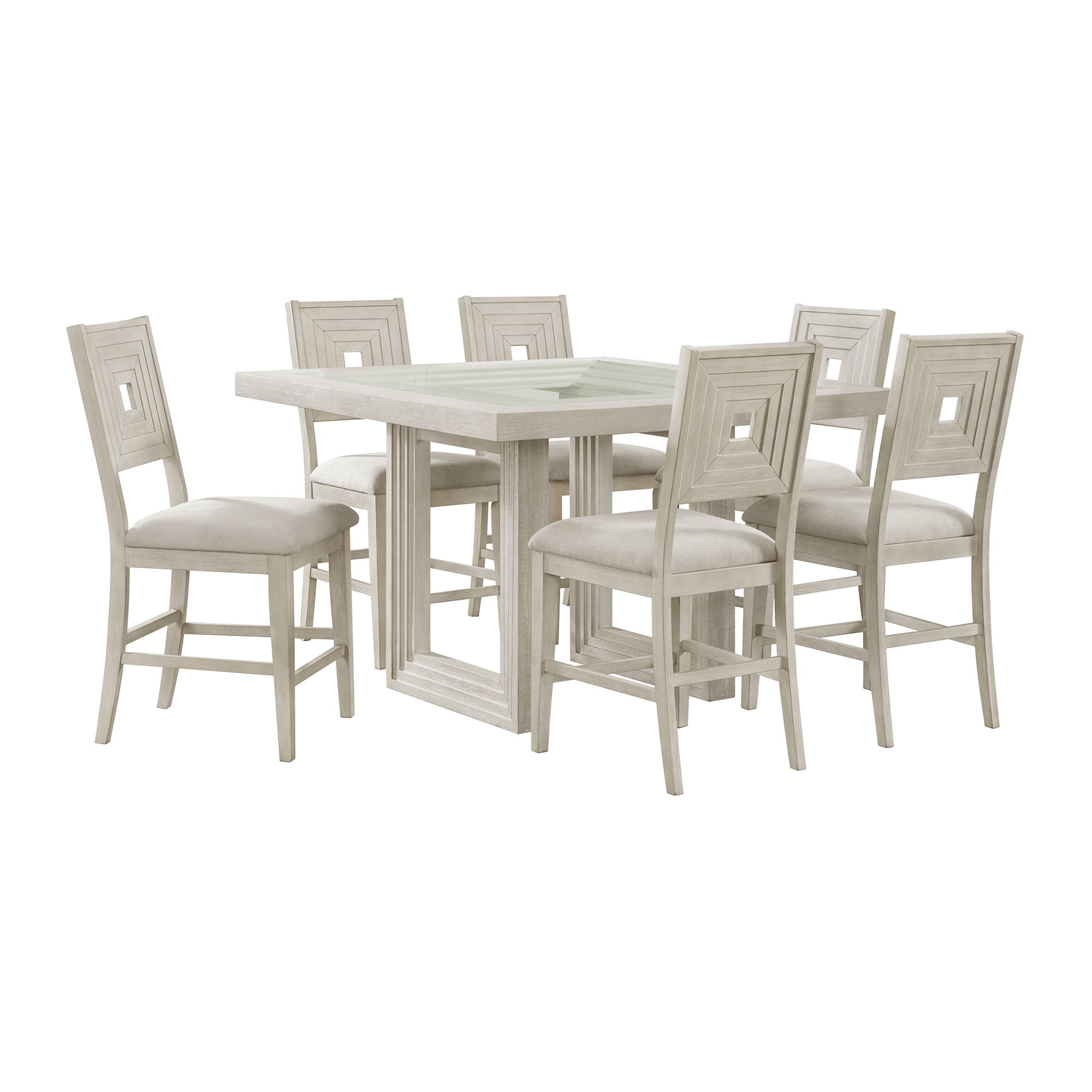 7 Pc · Table And Six Chairs
