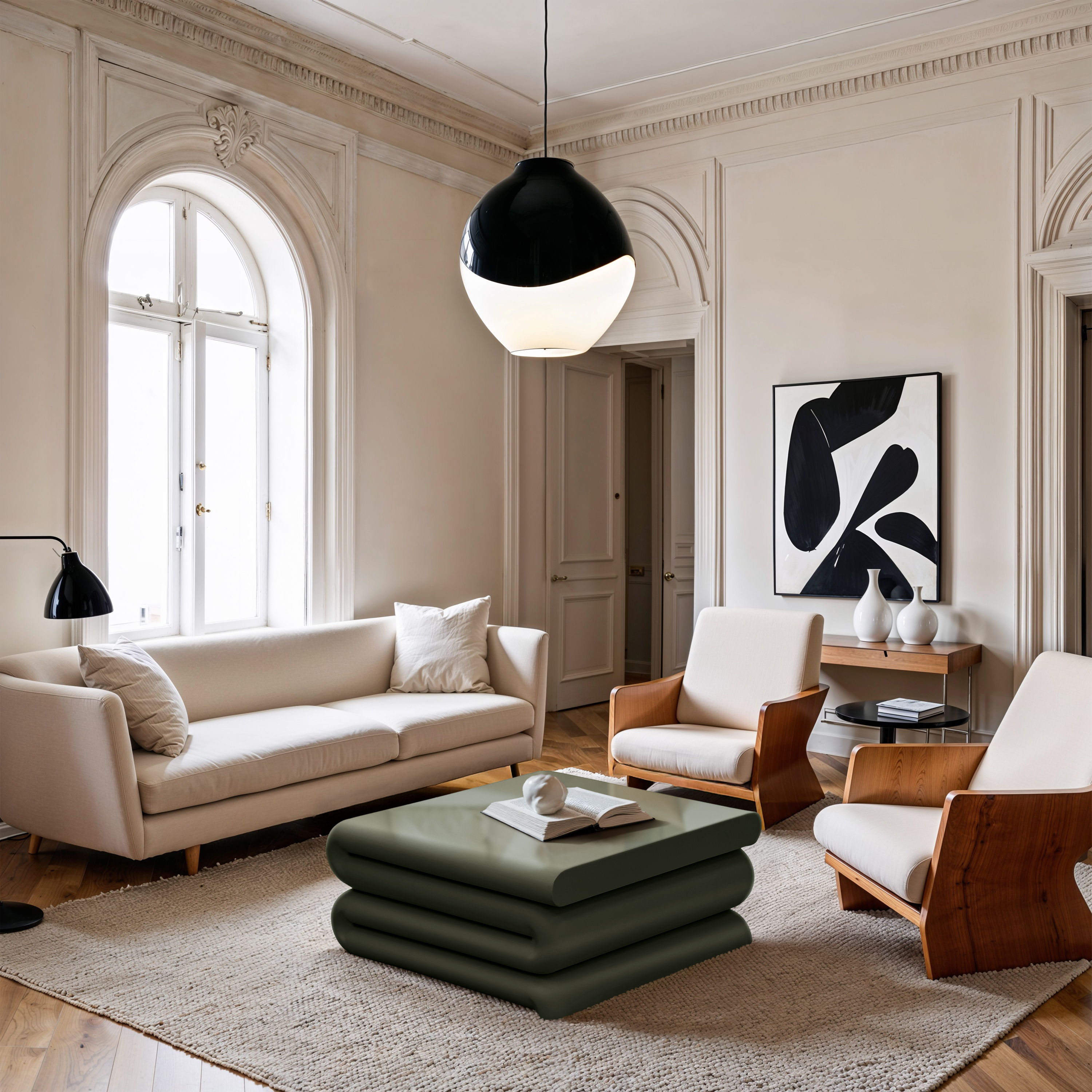 Roland - Iron Coffee Table - Green