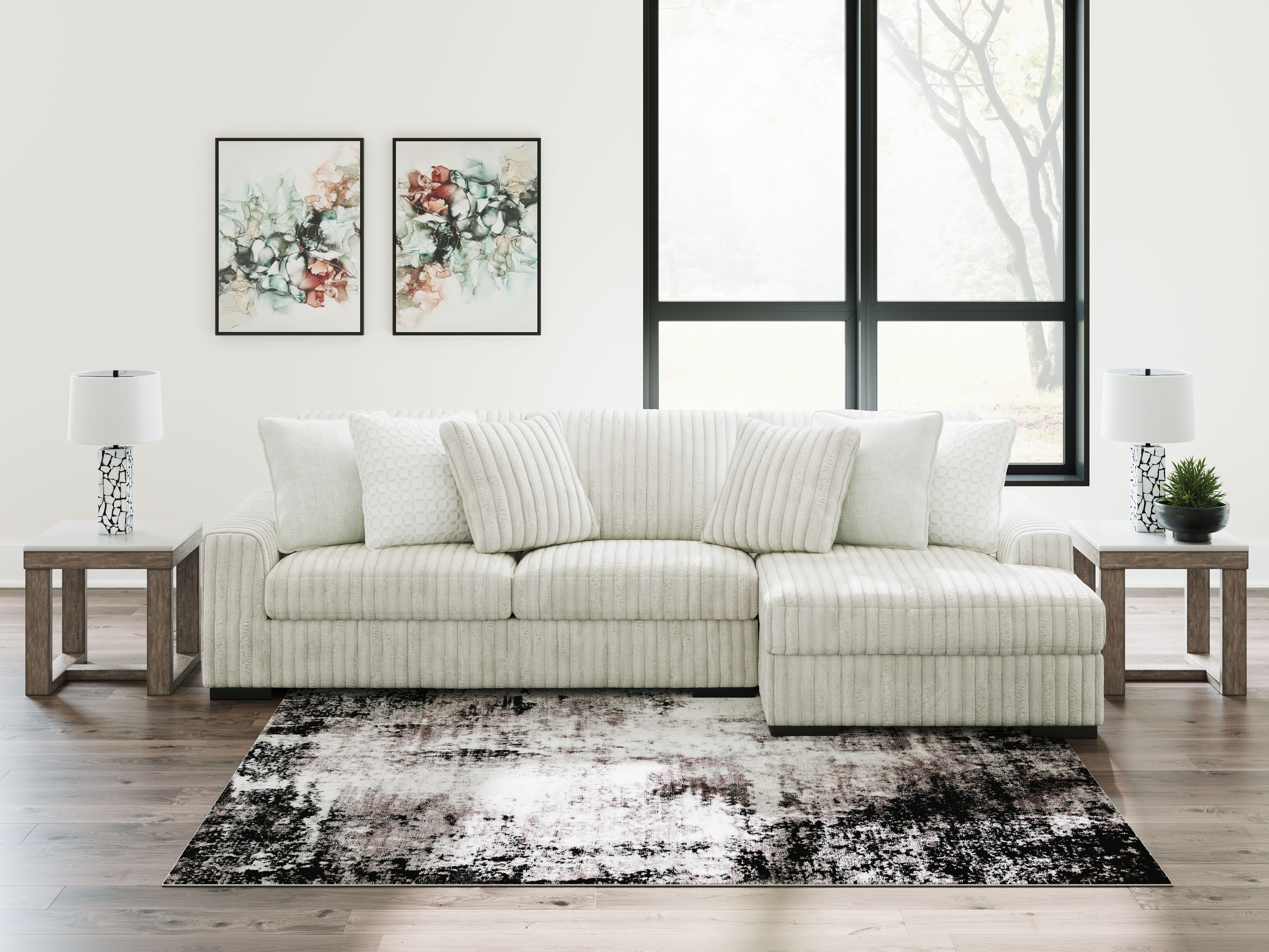 Ashley Furniture Stupendous - 2-Piece Sectional With RAF Corner Chaise - Alloy - Image 5