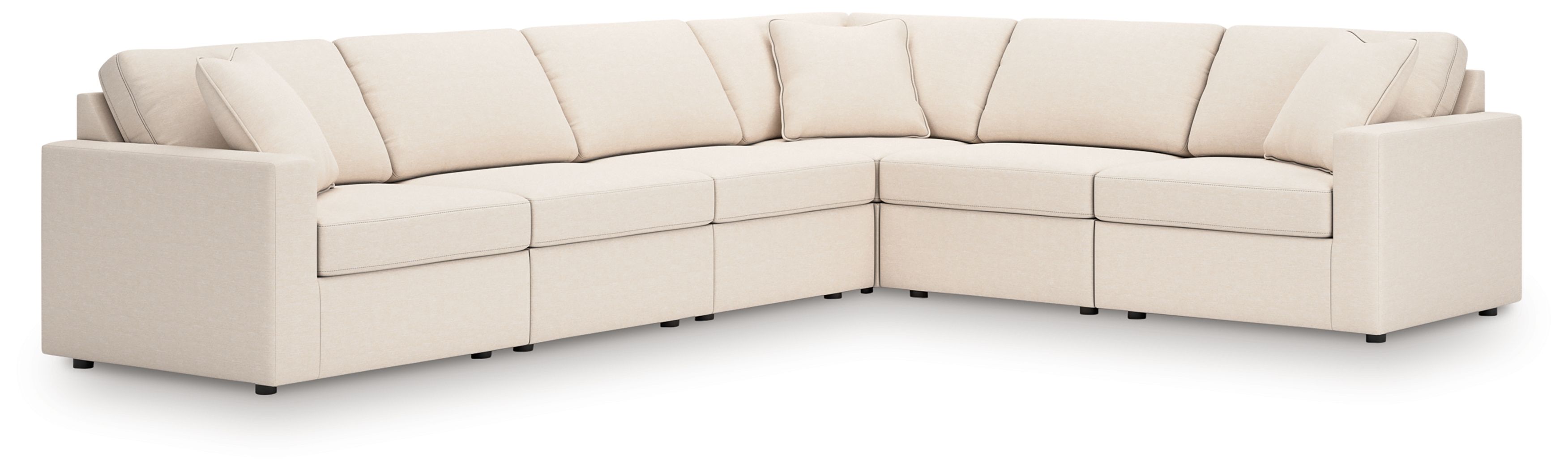 6 Pc · Sectional With Laf Corner Chair And Raf Corner Chair
