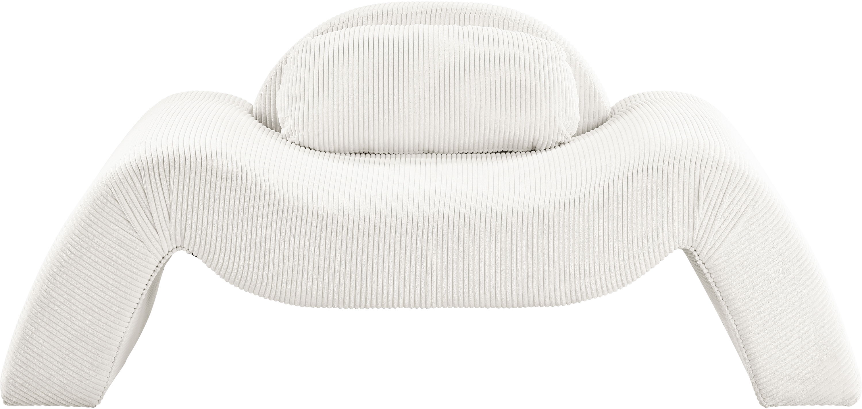 Austin - Corduroy Accent Chair - Cream
