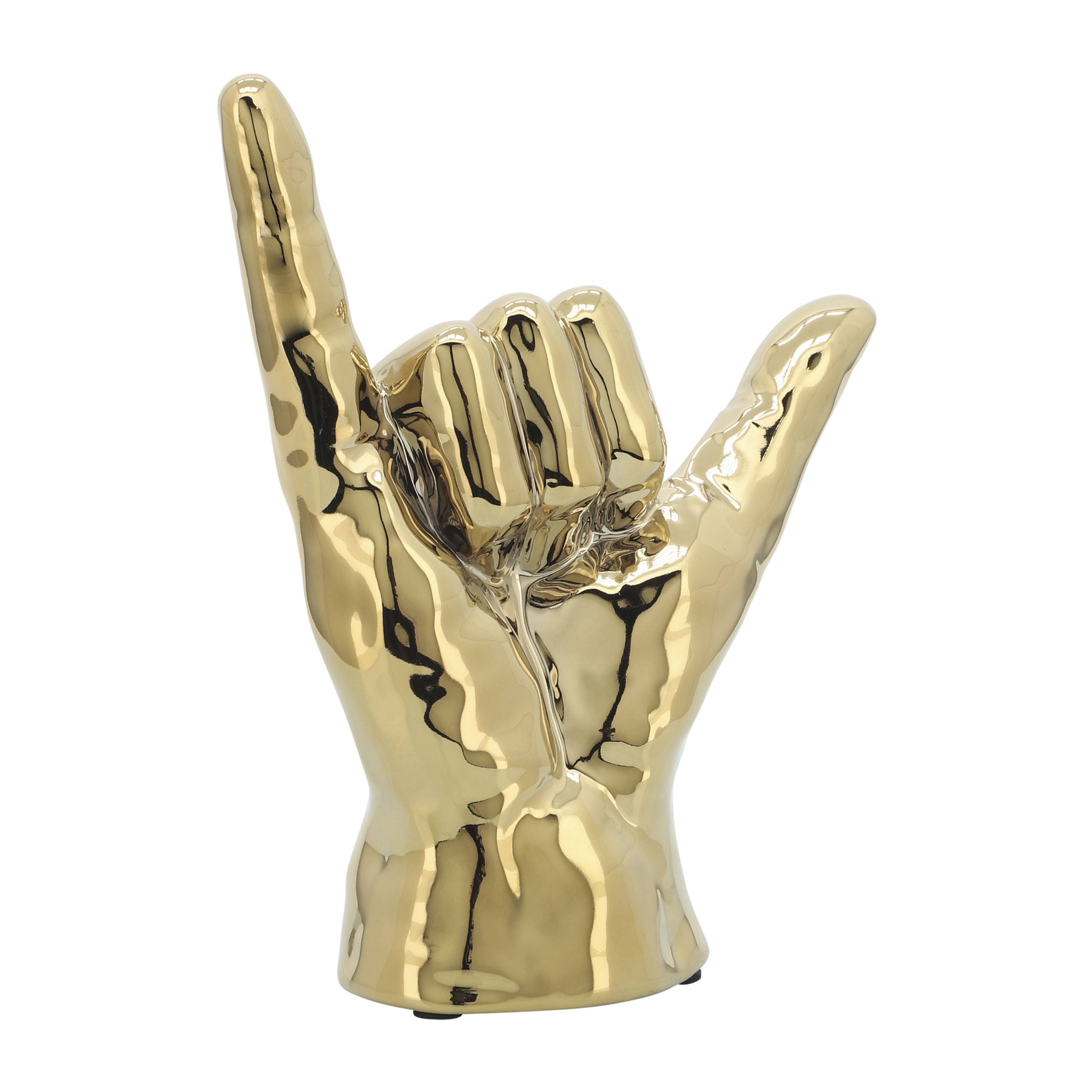 \"Hang Loose\" Hand 7\" - Gold