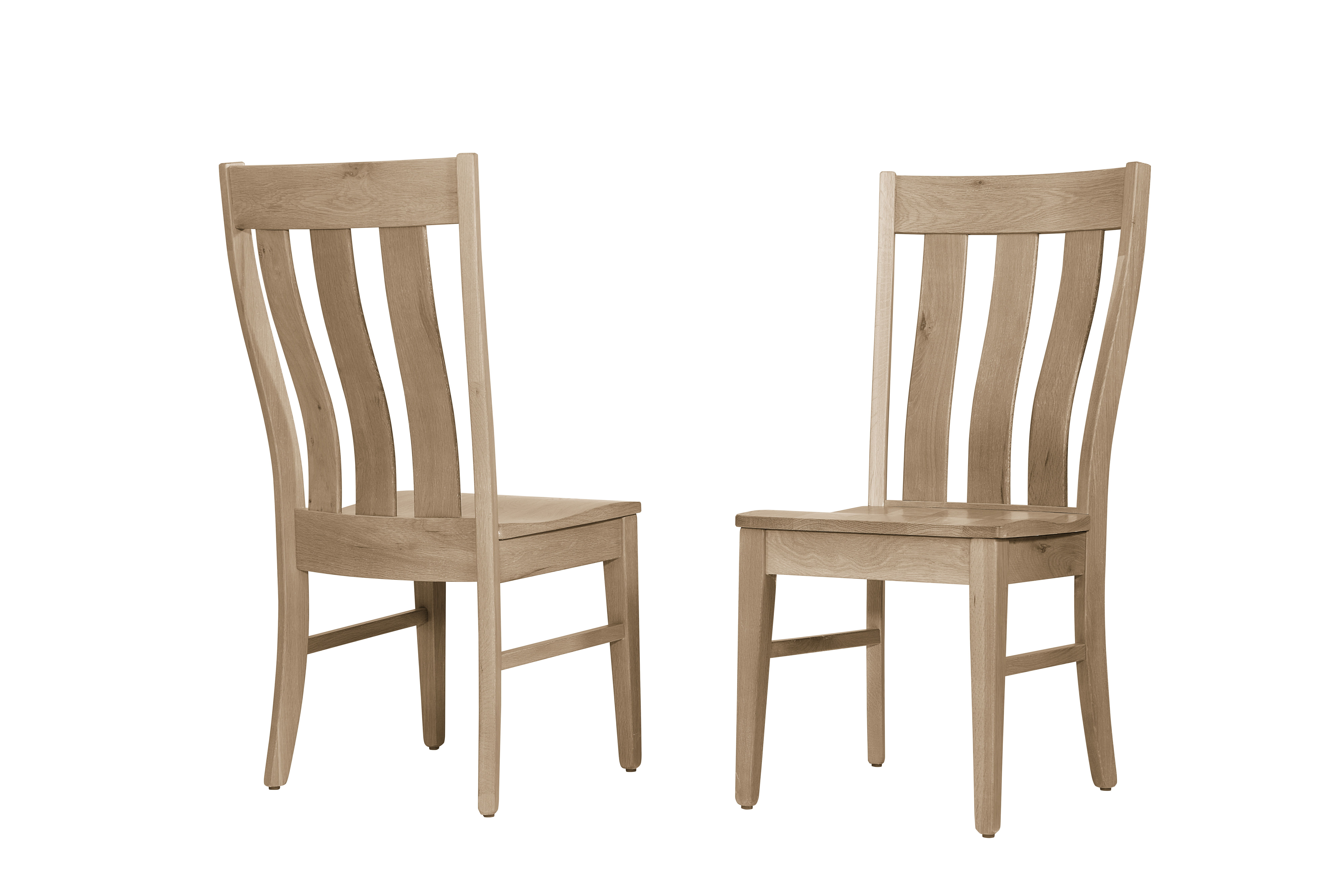 Vaughan-Bassett Dovetail - Vertical Slat Dining Chair - Bleached White