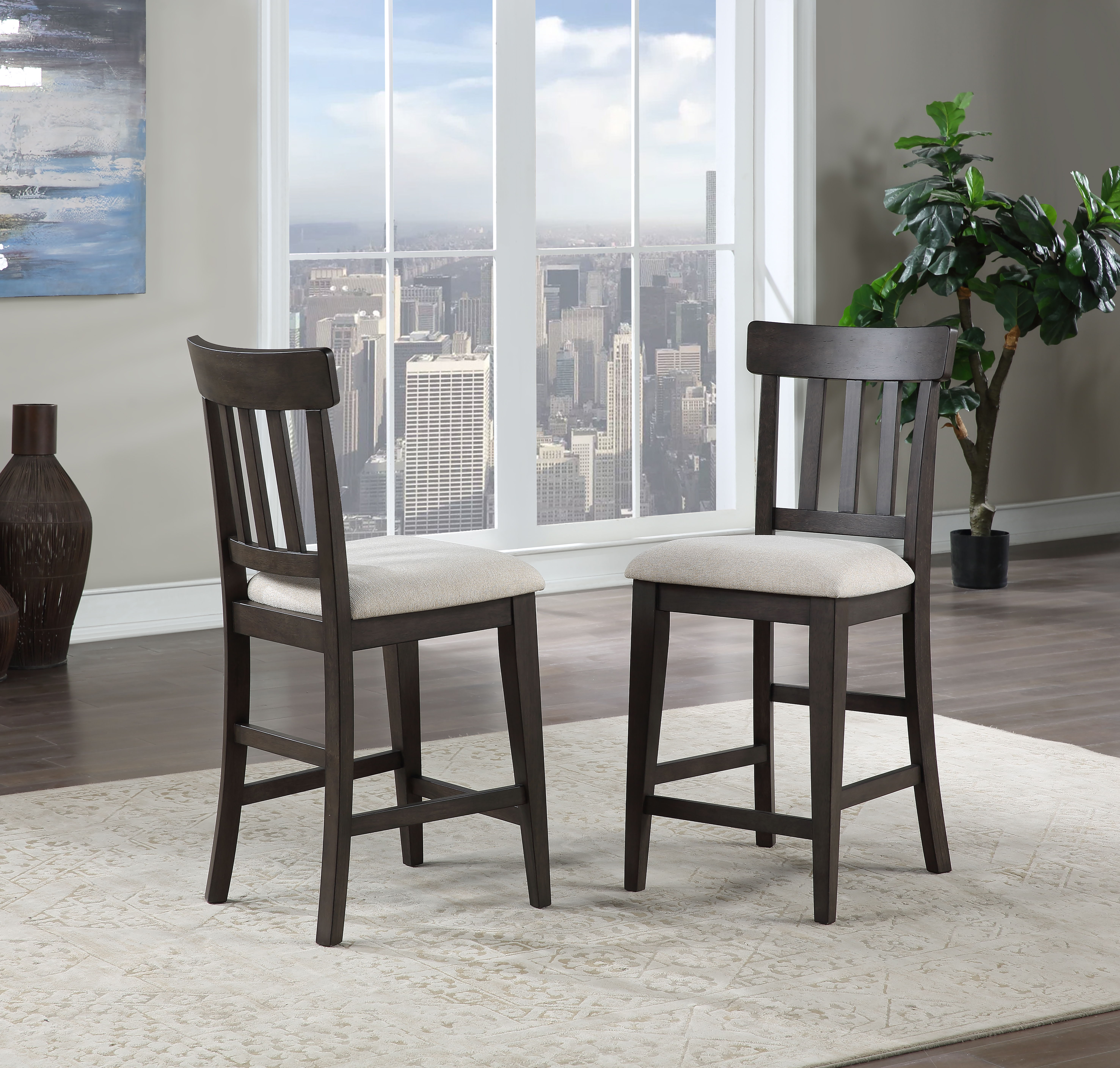 Napa - Counter Chair - Brown