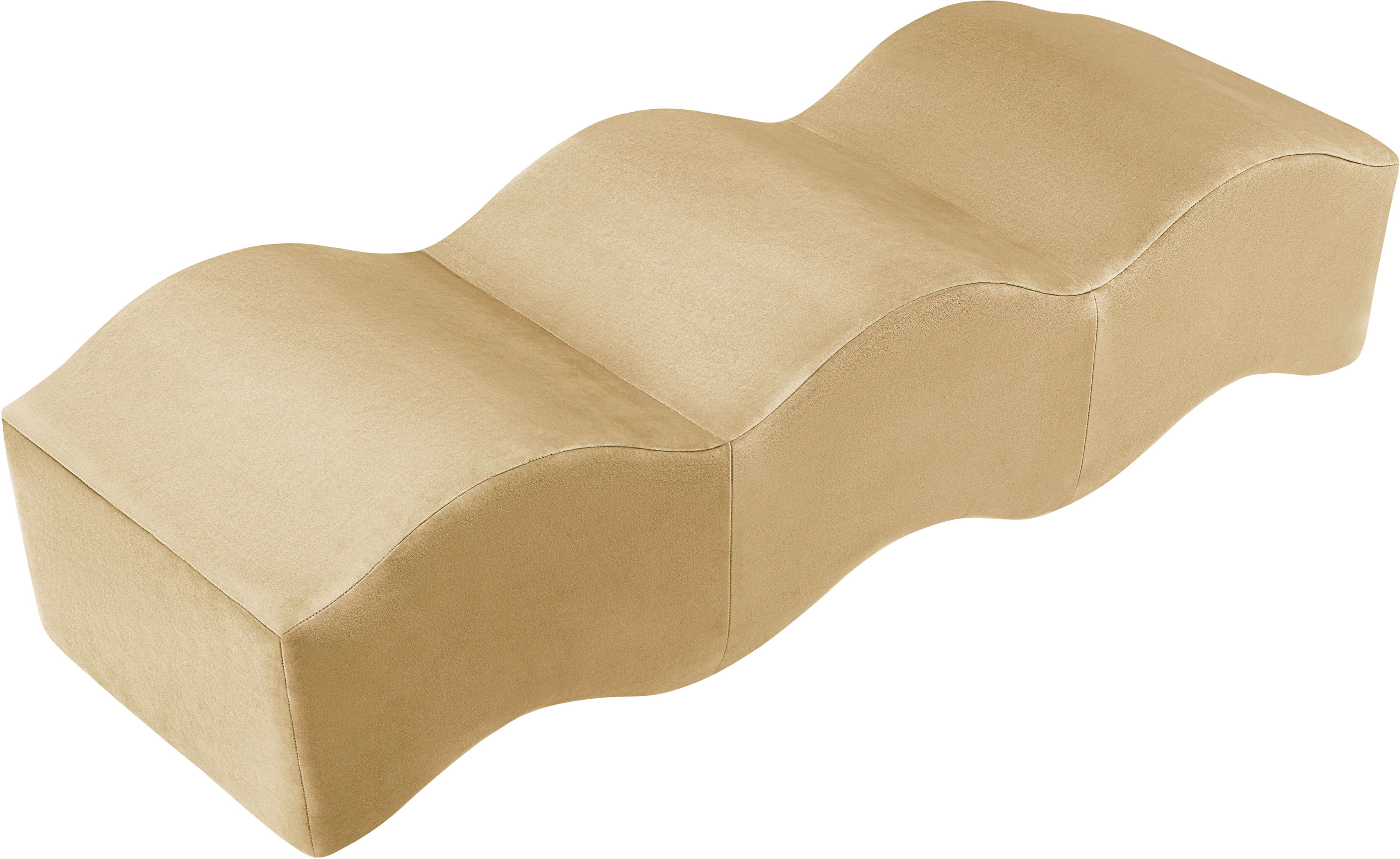 Wave - Bench - Camel