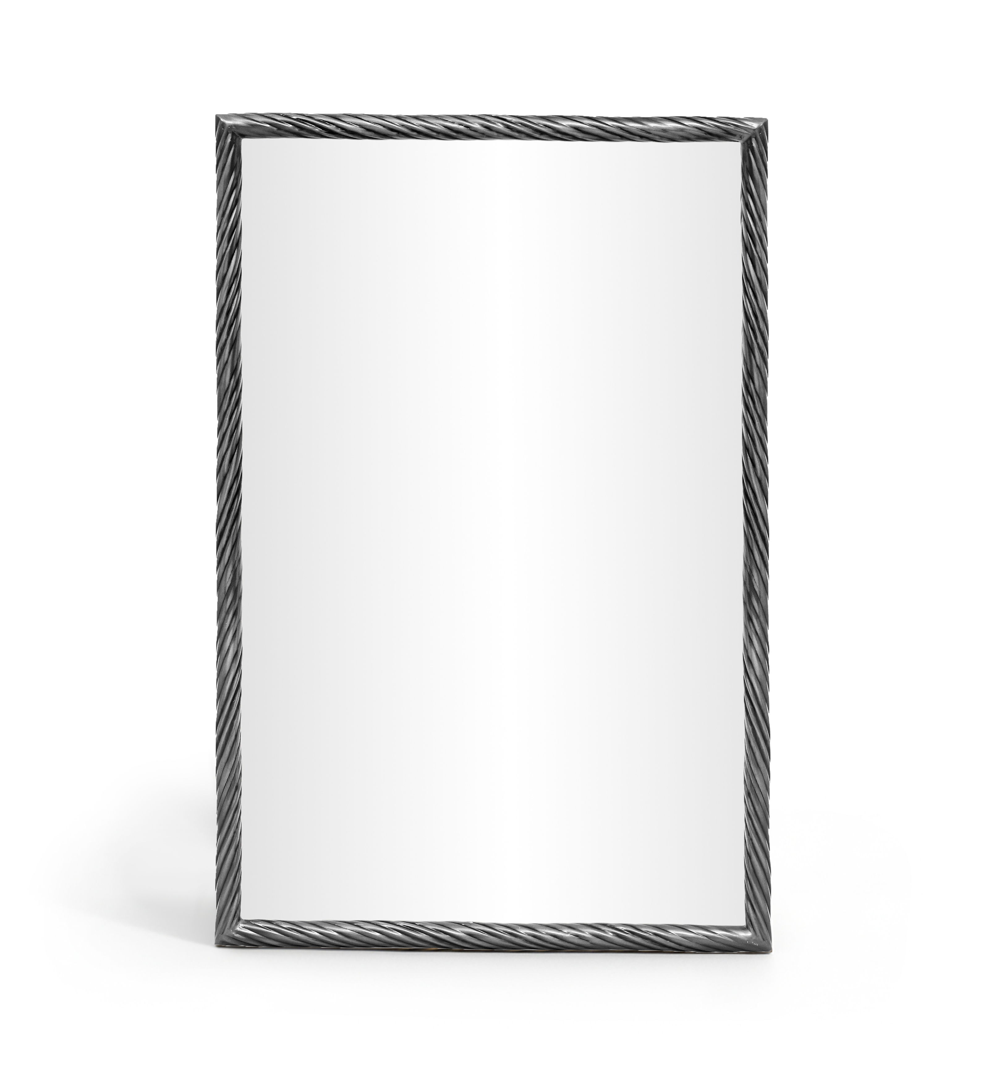 Avara - 31" x 47" Iron Mirror - Silver