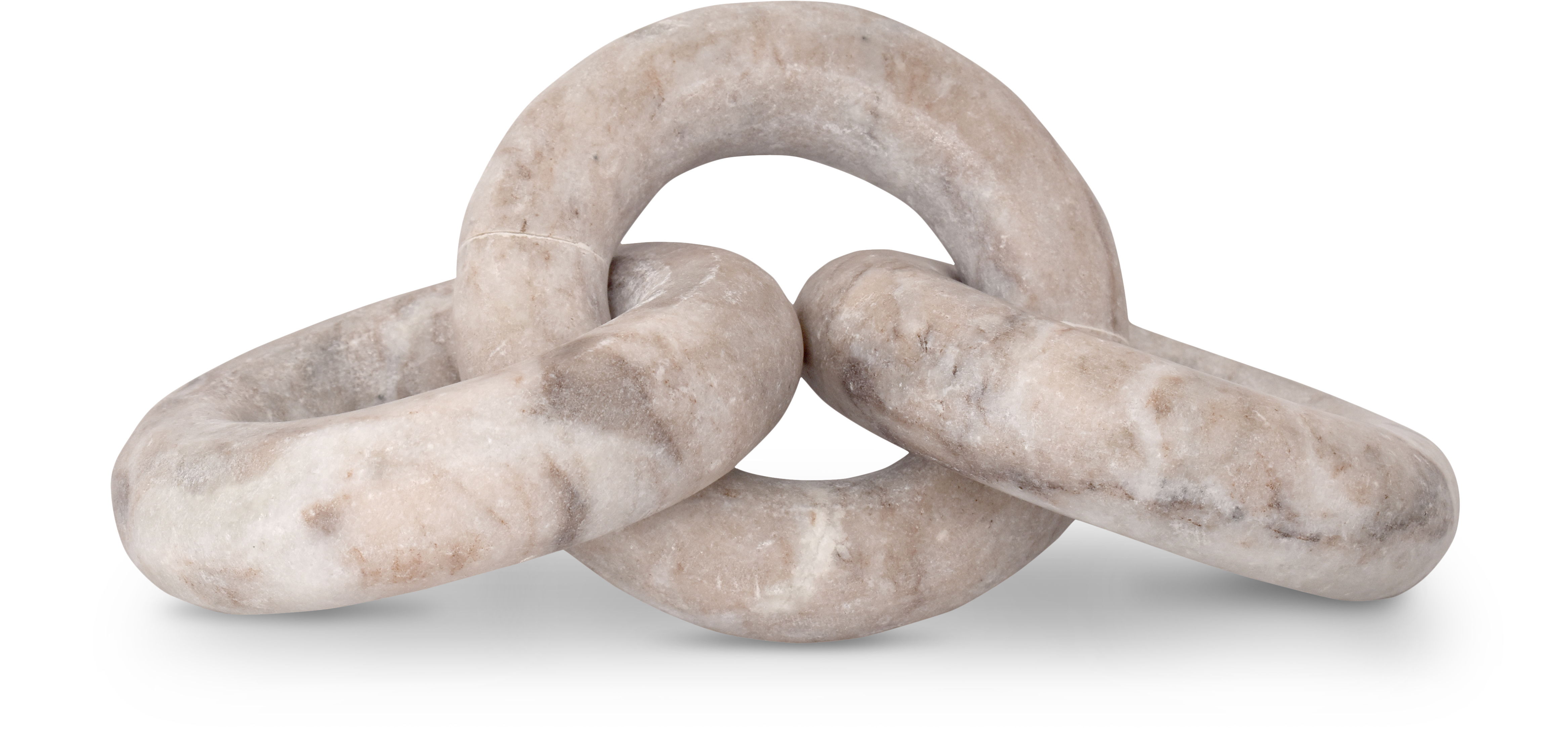 Rings - Marble Decorative Chain Links - Brown