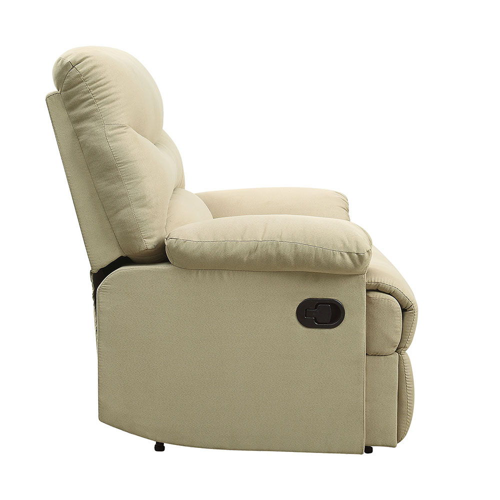 Arcadia - Motion Recliner - Beige Microfiber, beige, view 4
