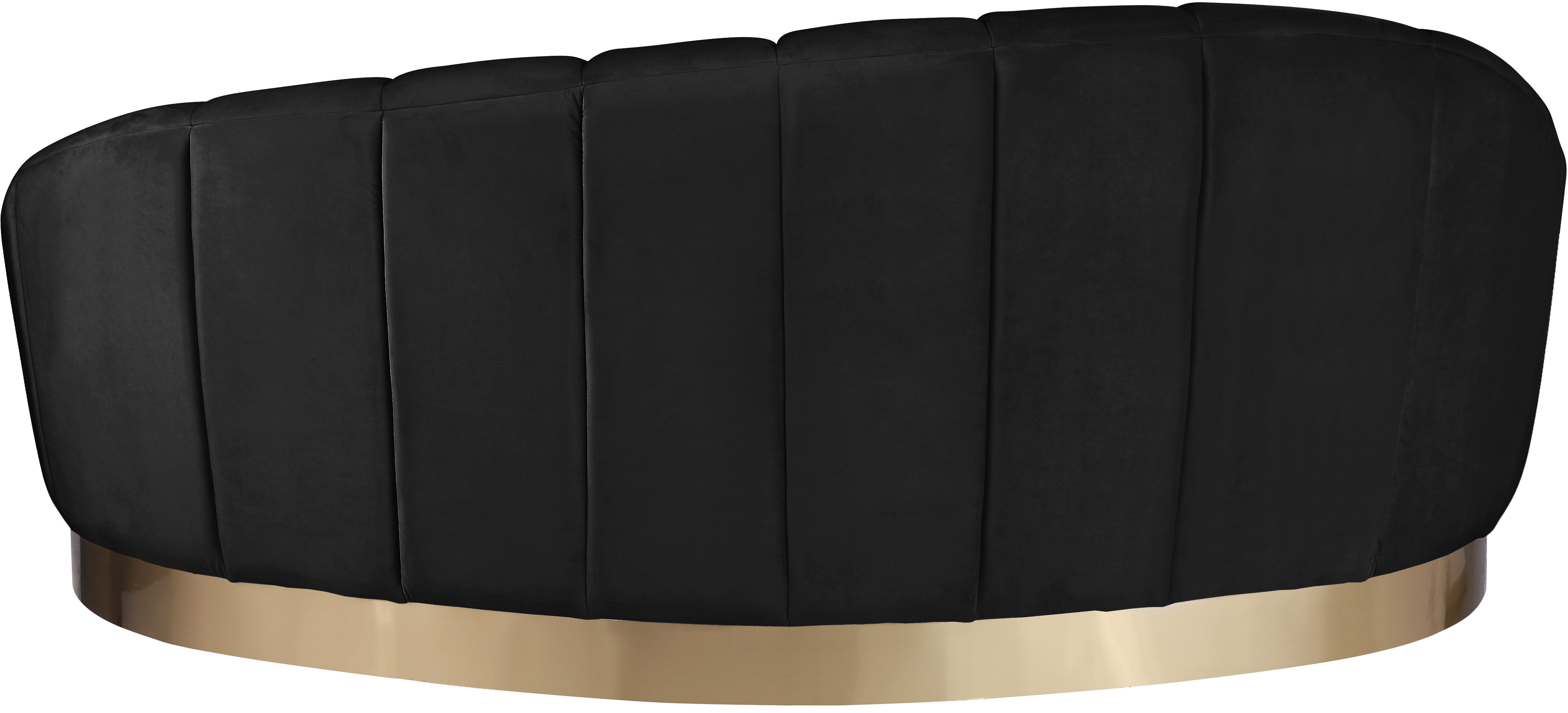 Shelly - Chaise - Black