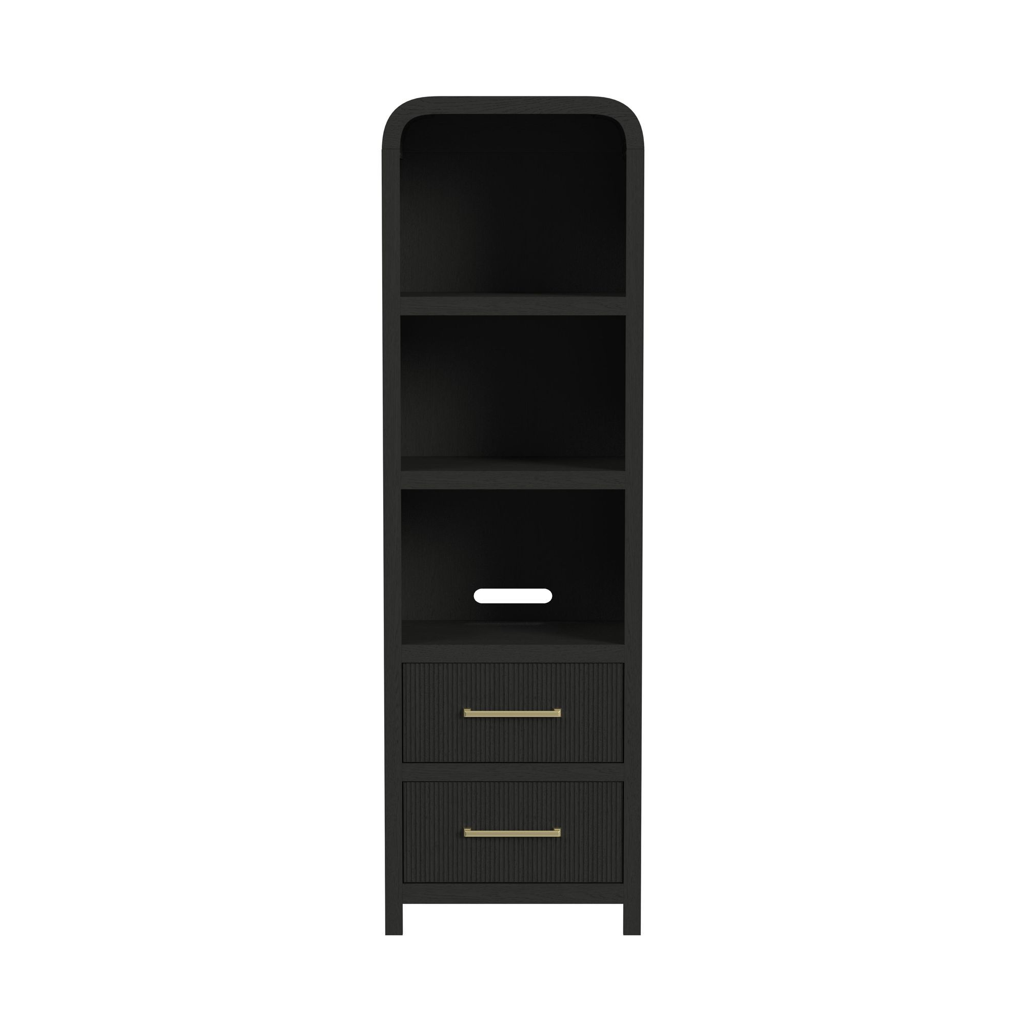 Ridgemont - Side Piers - Black With Grain