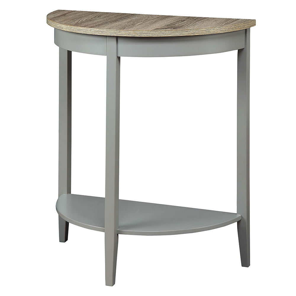 Justino - Console Table - Natural Oak & Gray, light brown, view 2