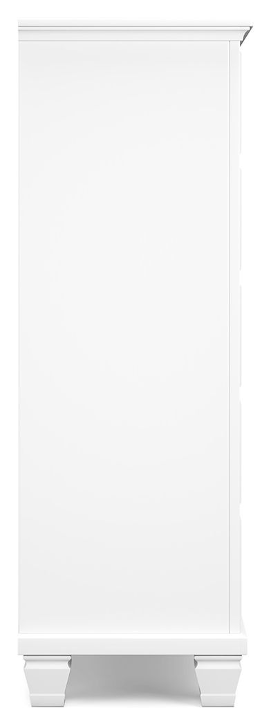 Ashley Furniture Fortman - Five Drawer Chest - White - Image 7