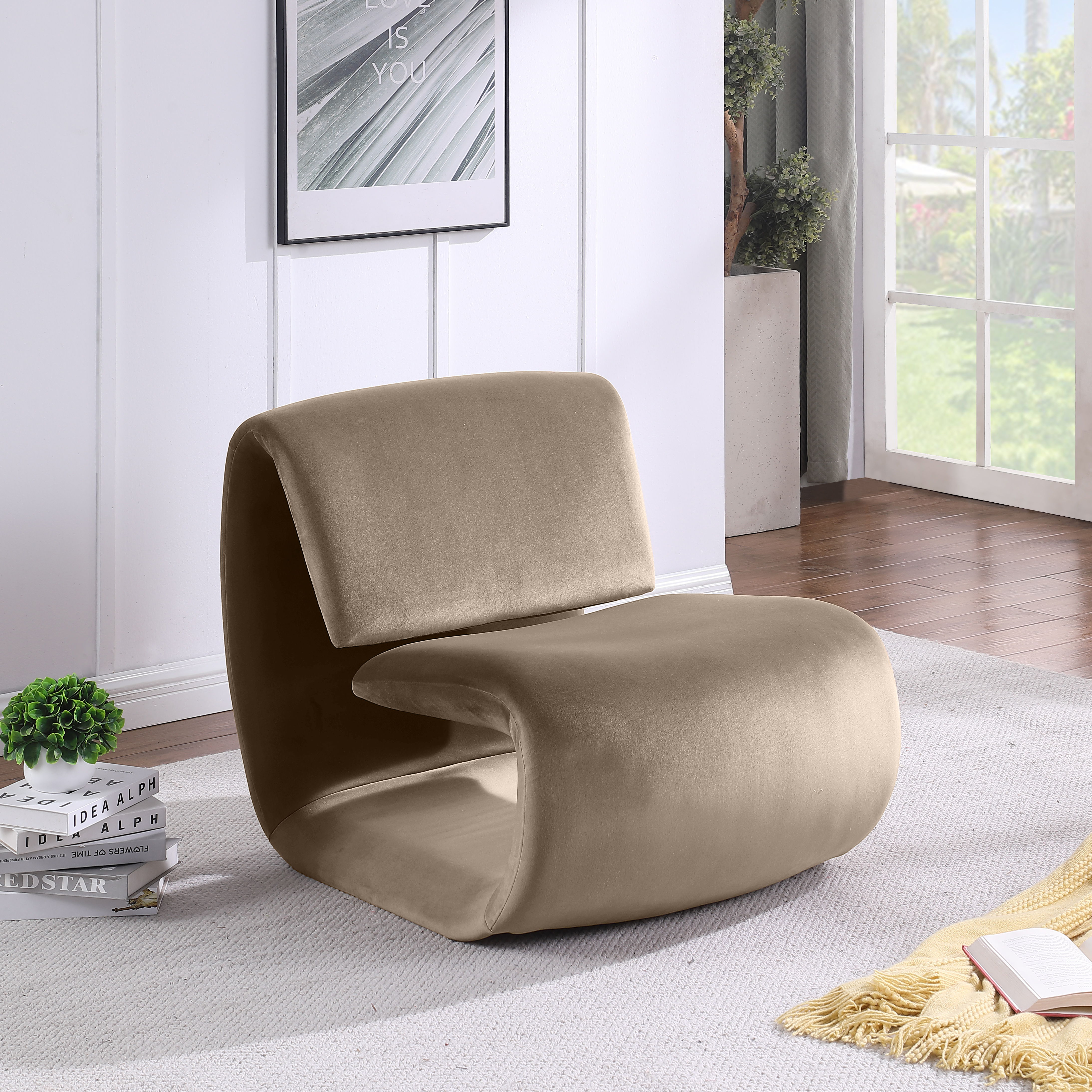 Nouveau - Accent Chair - Taupe