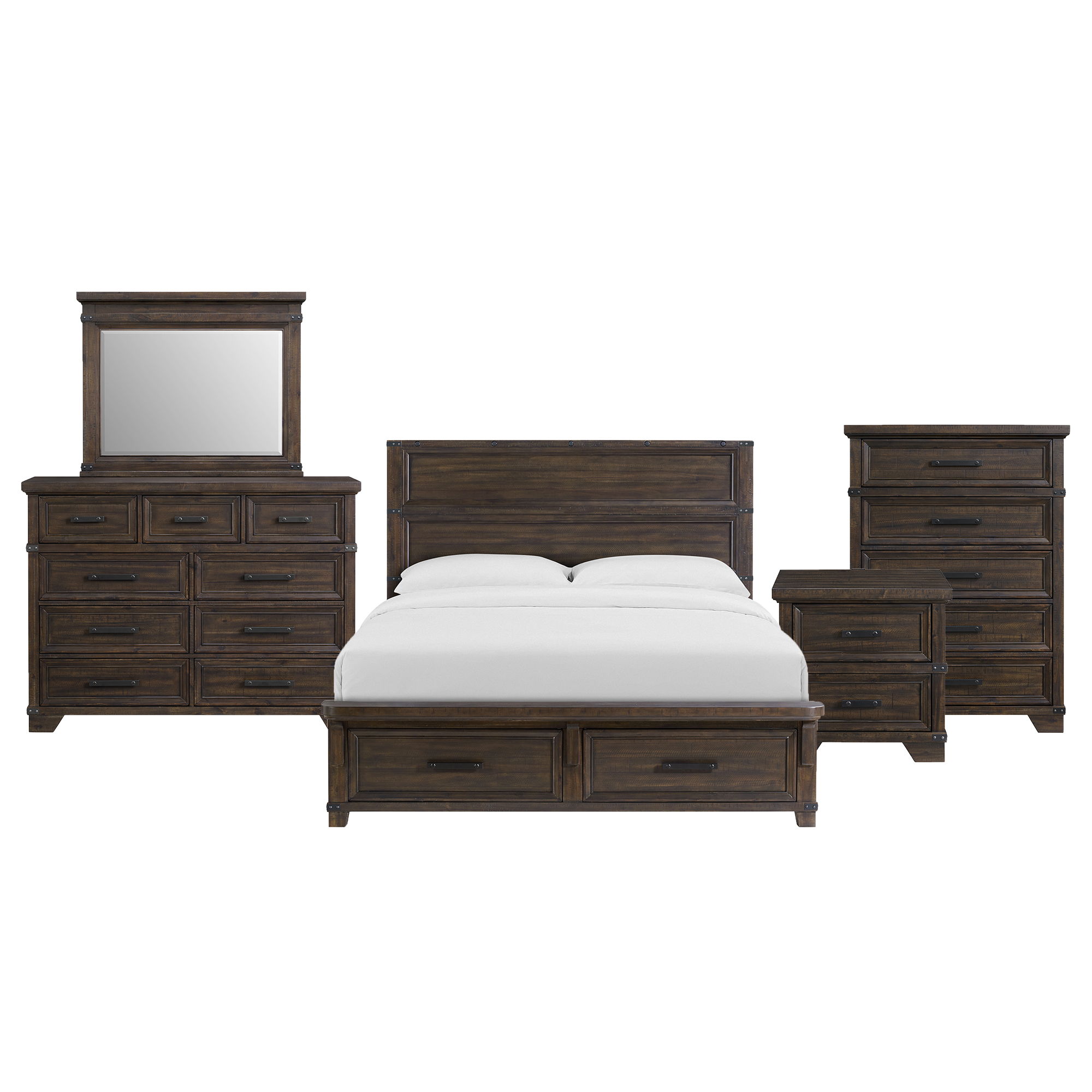 King · 5 Pc · Bedroom Set
