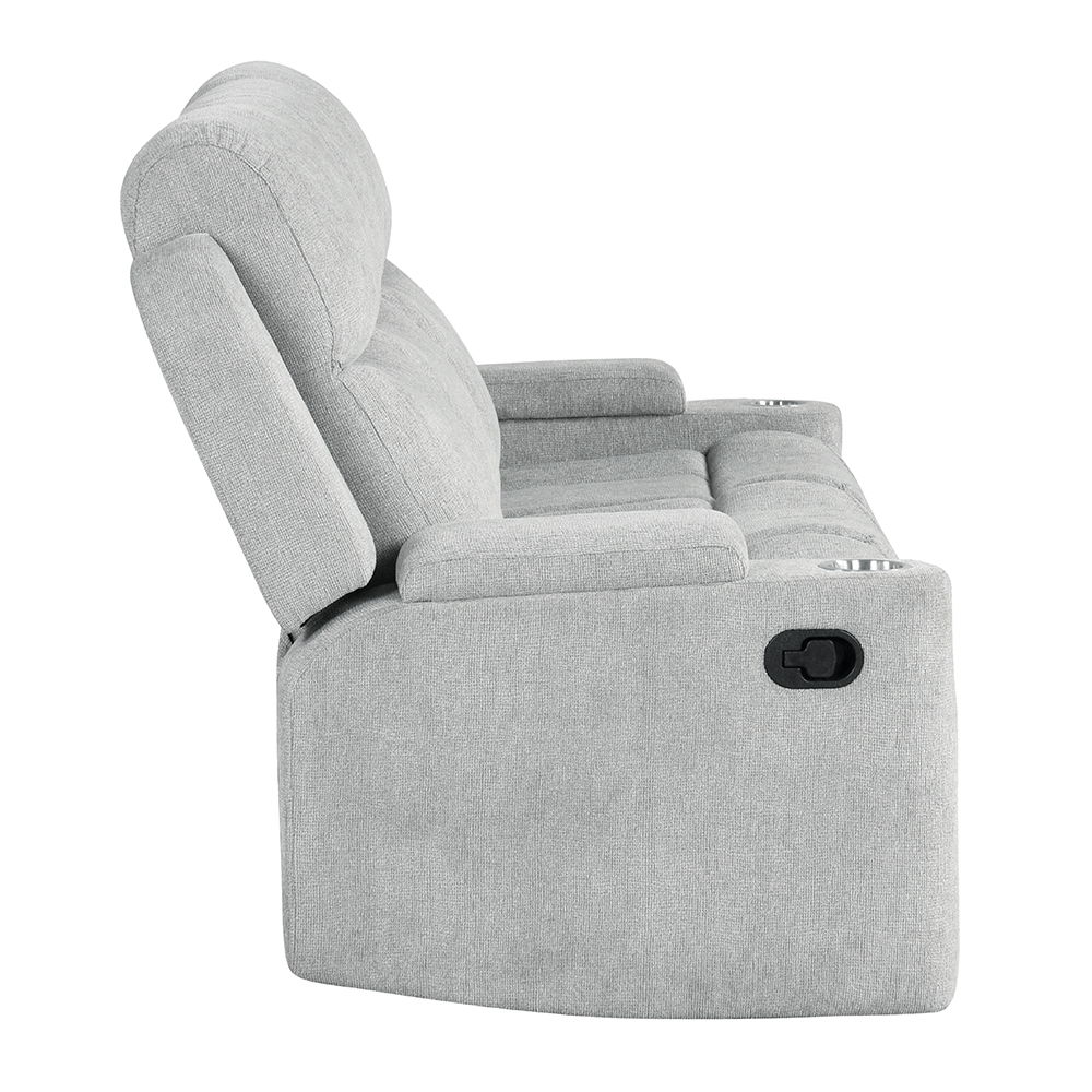 Galya - Motion Sofa - Light Gray Chenille, light gray, view 3
