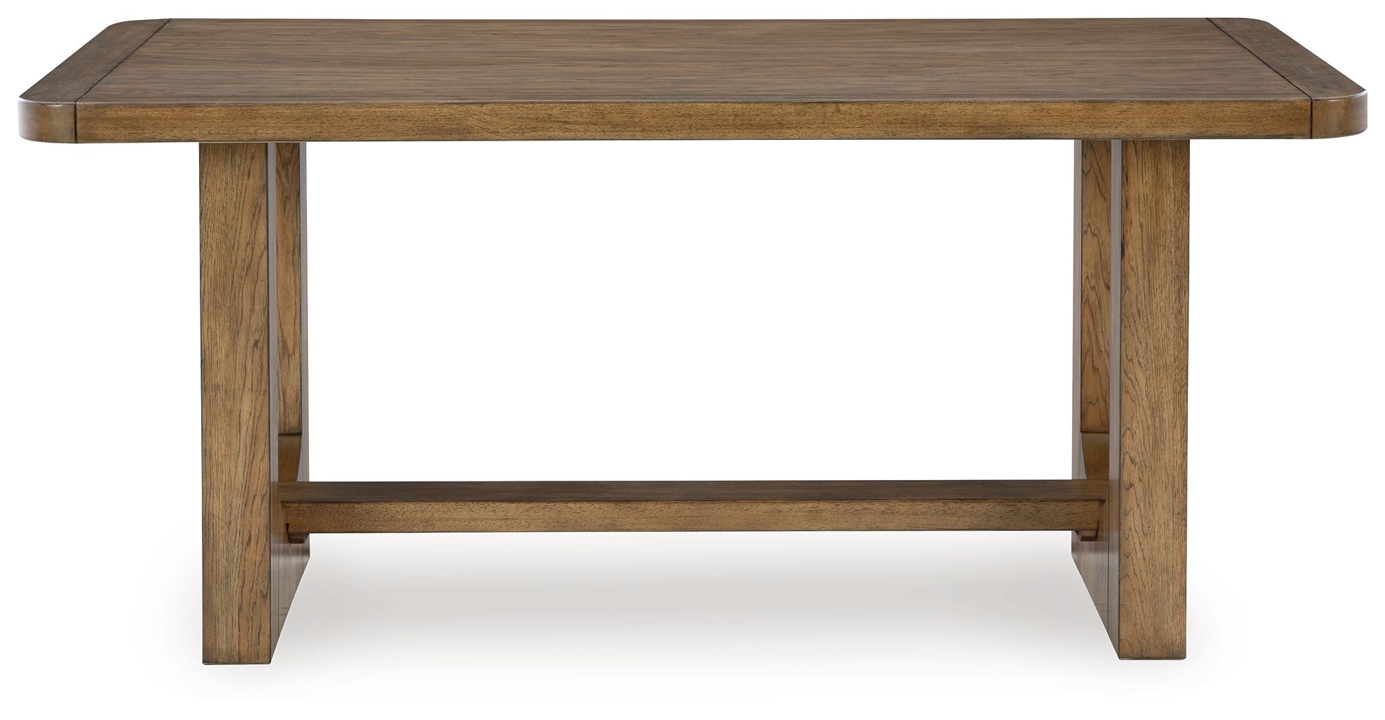 Ashley Furniture Cabalynn - 7 Pc. - Rectangular Dining Room Counter Table, 6 Upholstered Barstools - Light Brown - Image 3