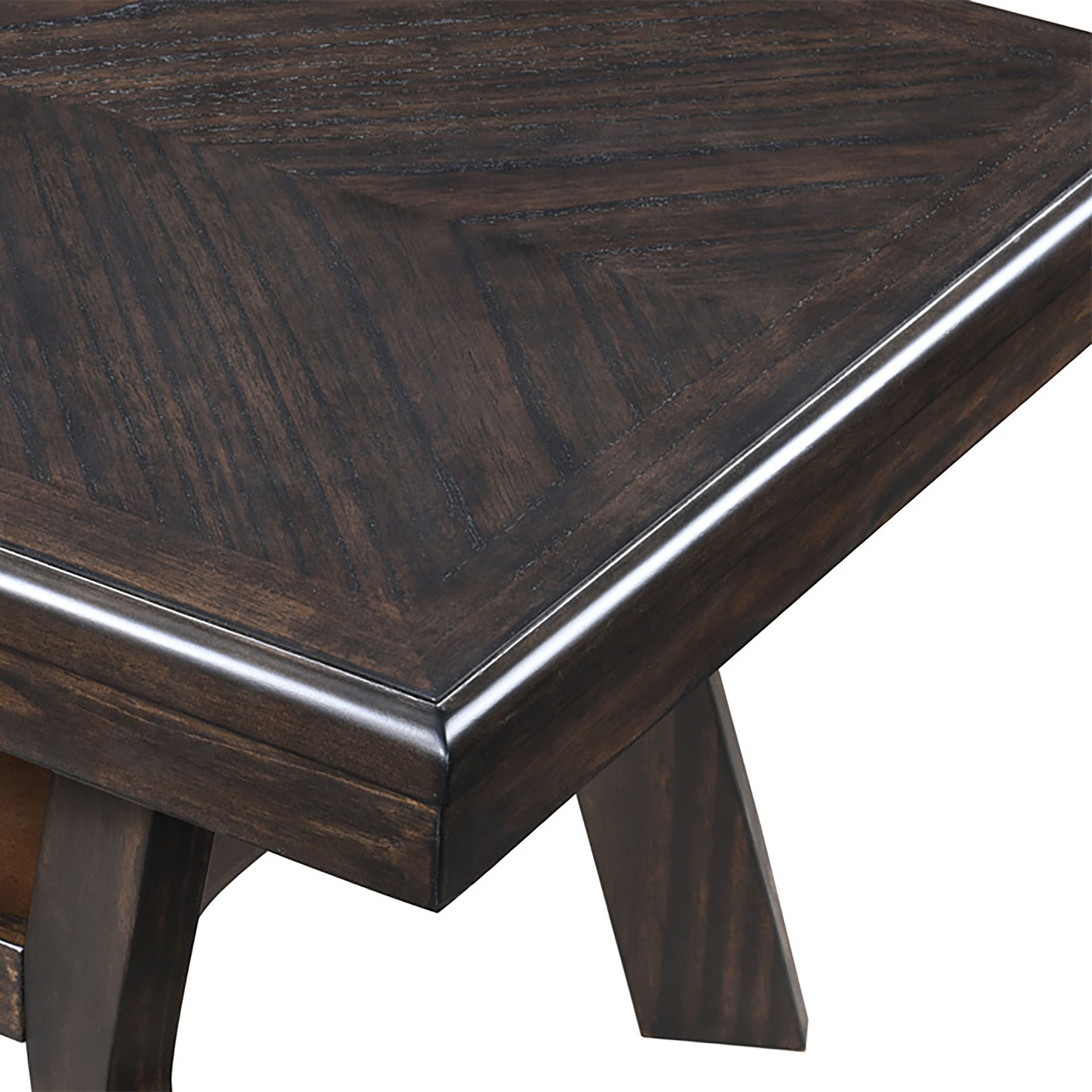 Gia - 3 Piece Occasional Set (1 Coffee & 2 End Tables) - Brown, dark brown, view 7