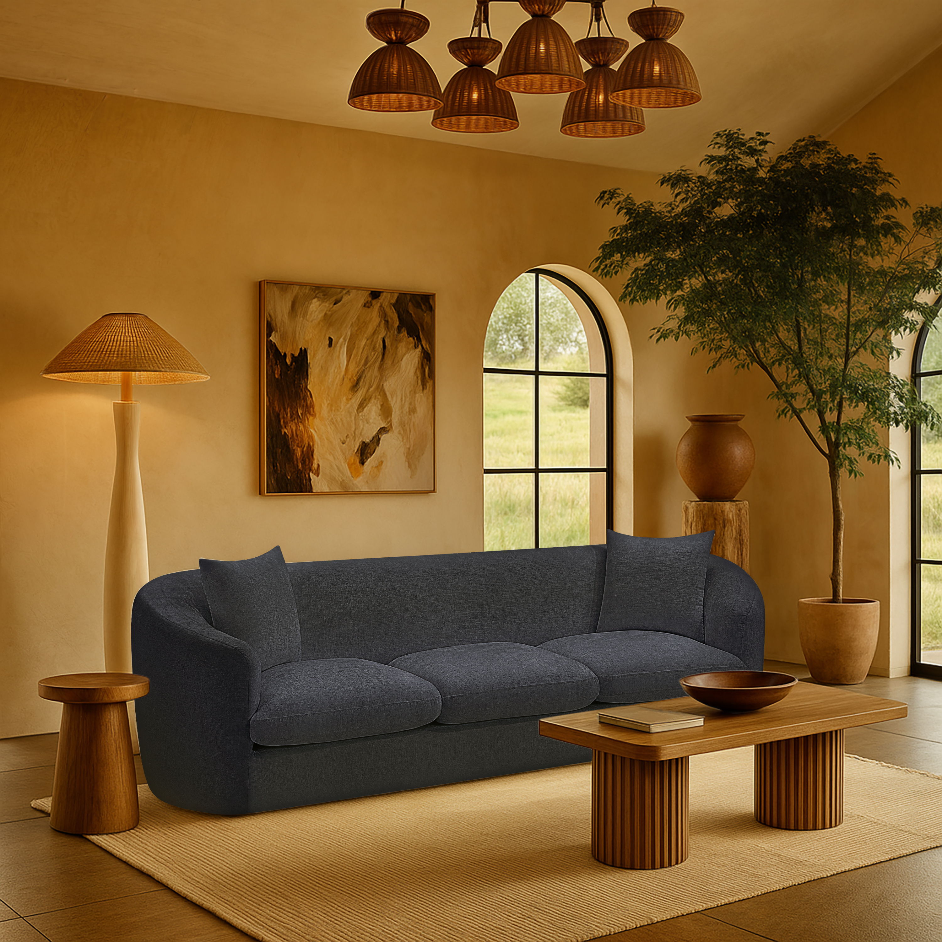 Penelope - Sofa - Navy
