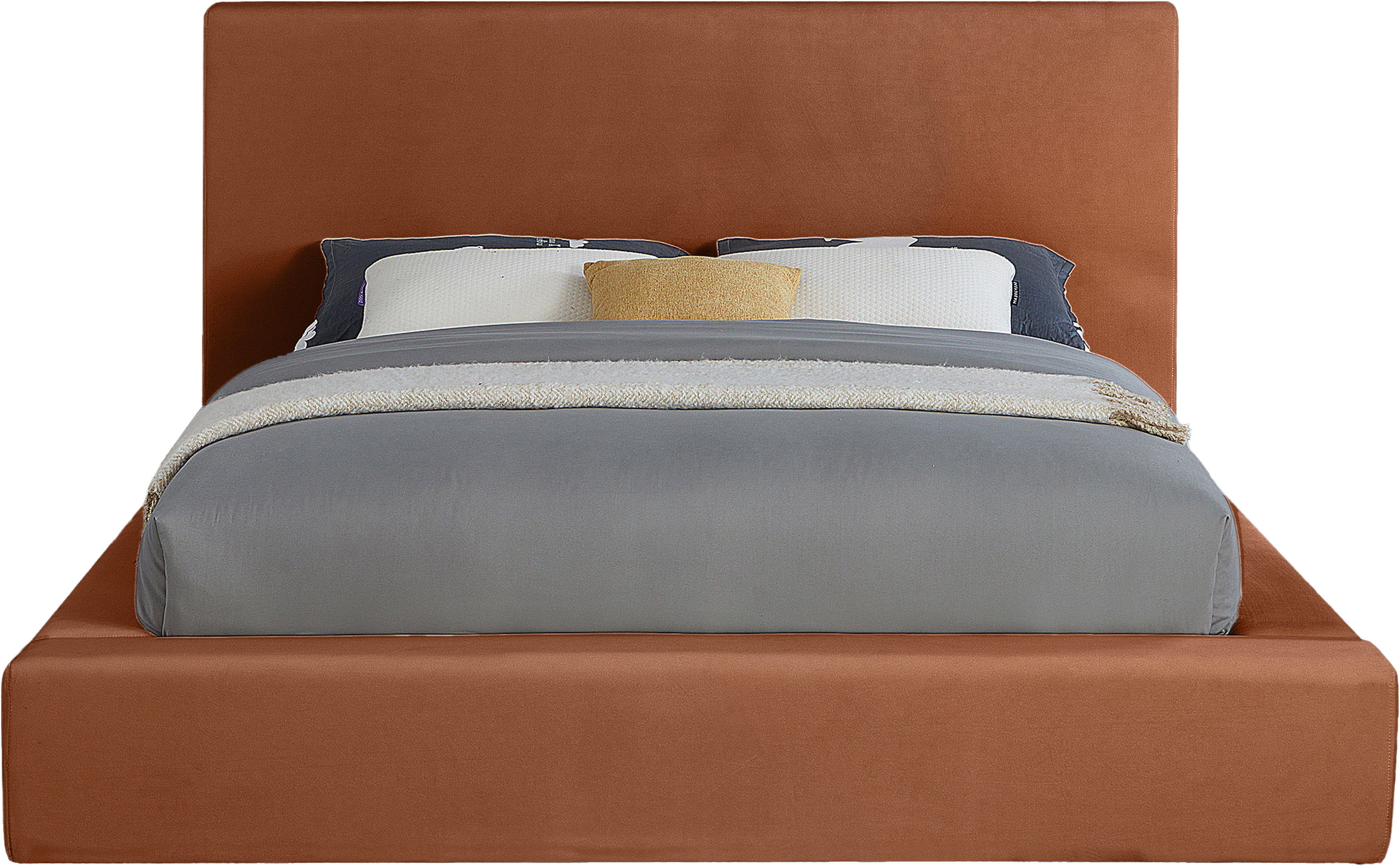 Dorian - Queen Bed - Cognac