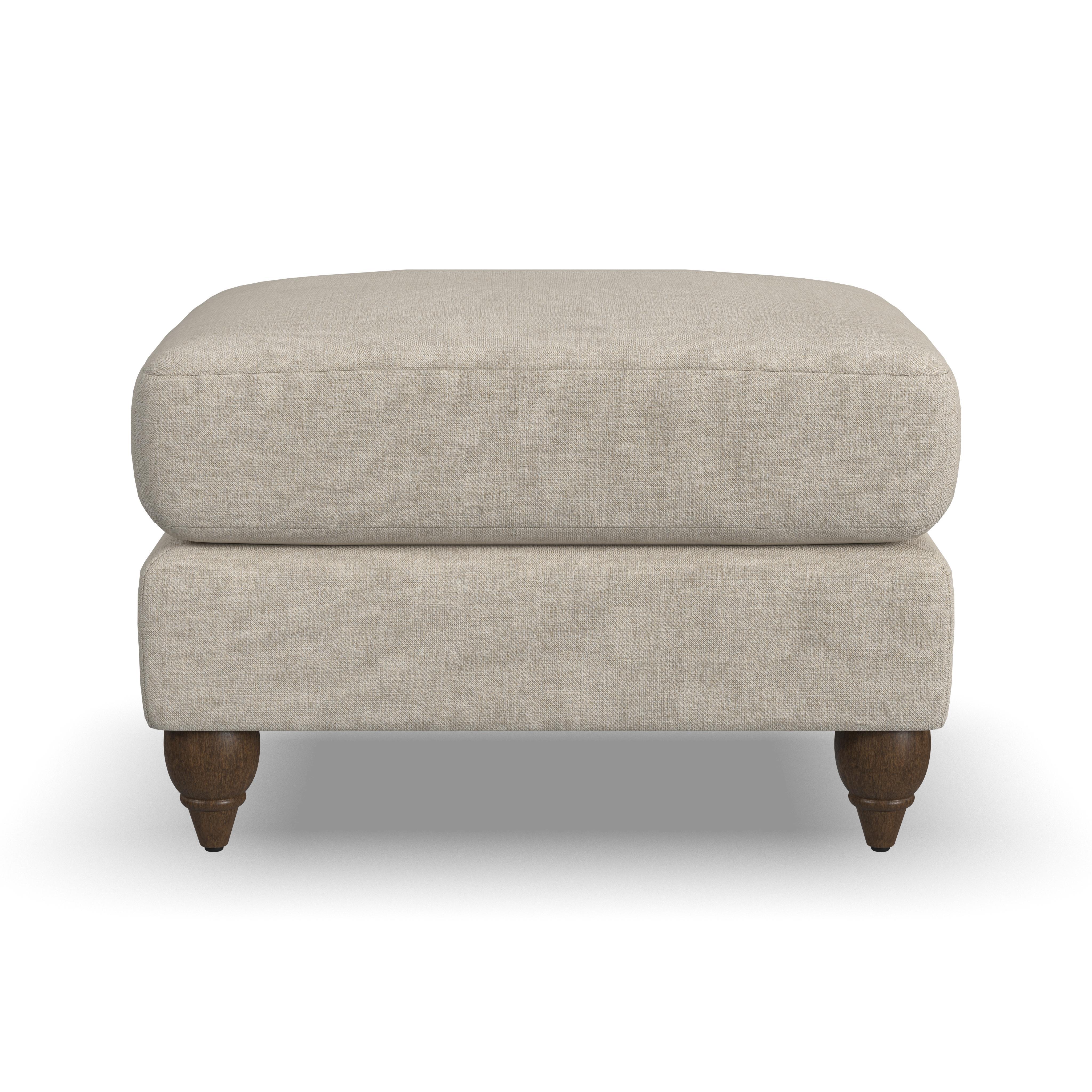 Stella - Fabric Ottoman, light gray, view 5