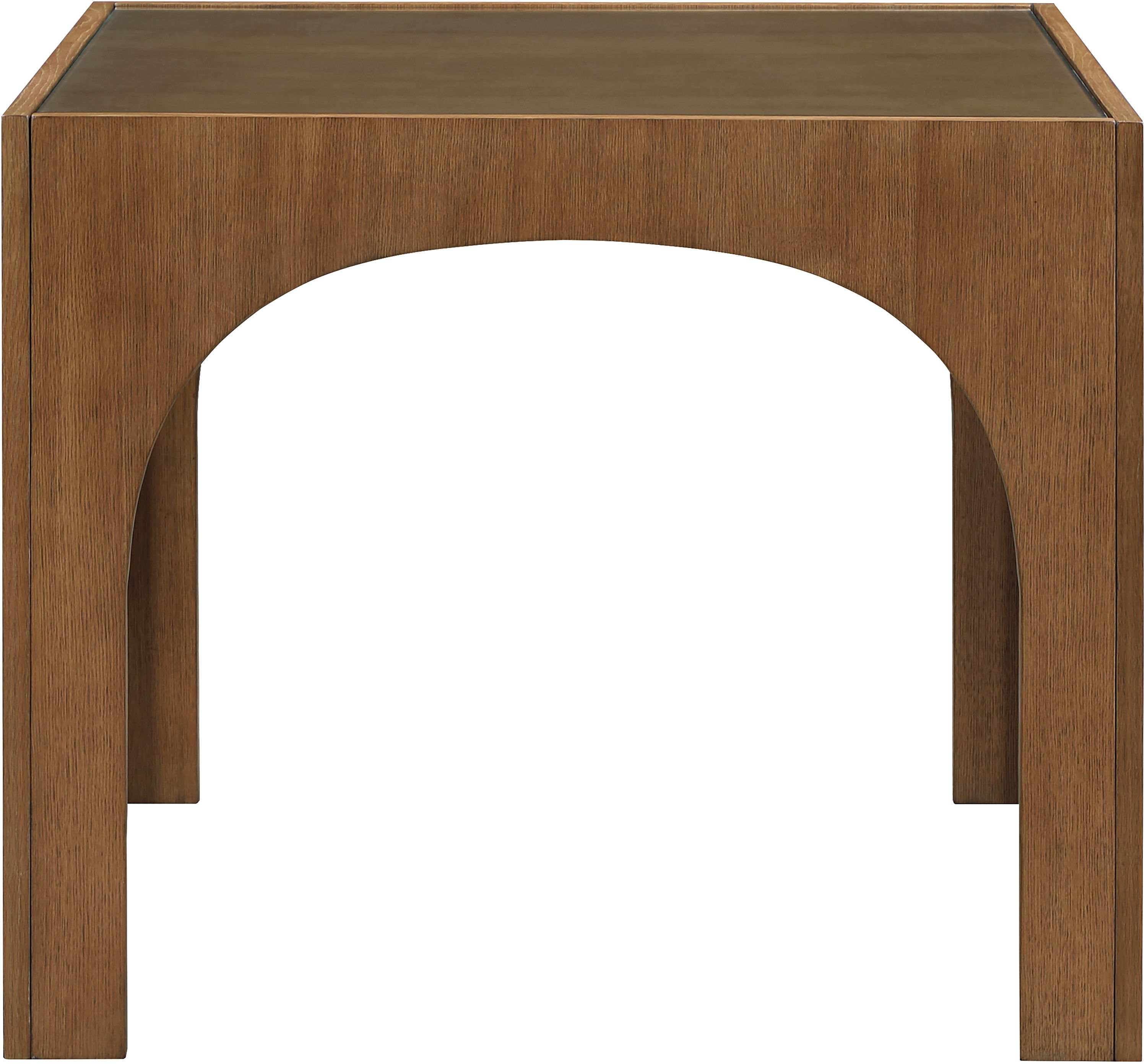 Waldorf - Tempered Glass Top Dining Table - Brown