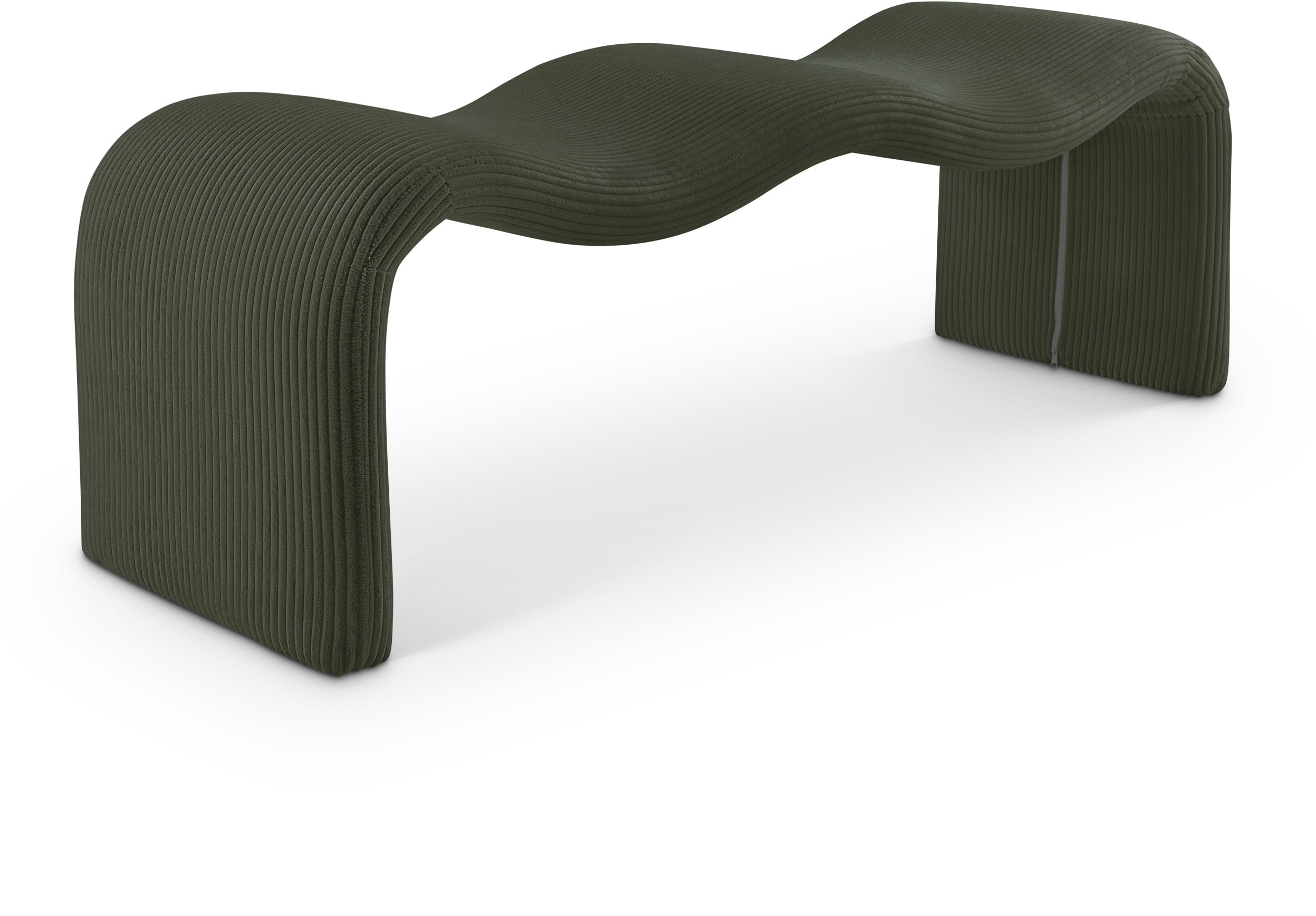 Willow - Corduroy Bench - Green