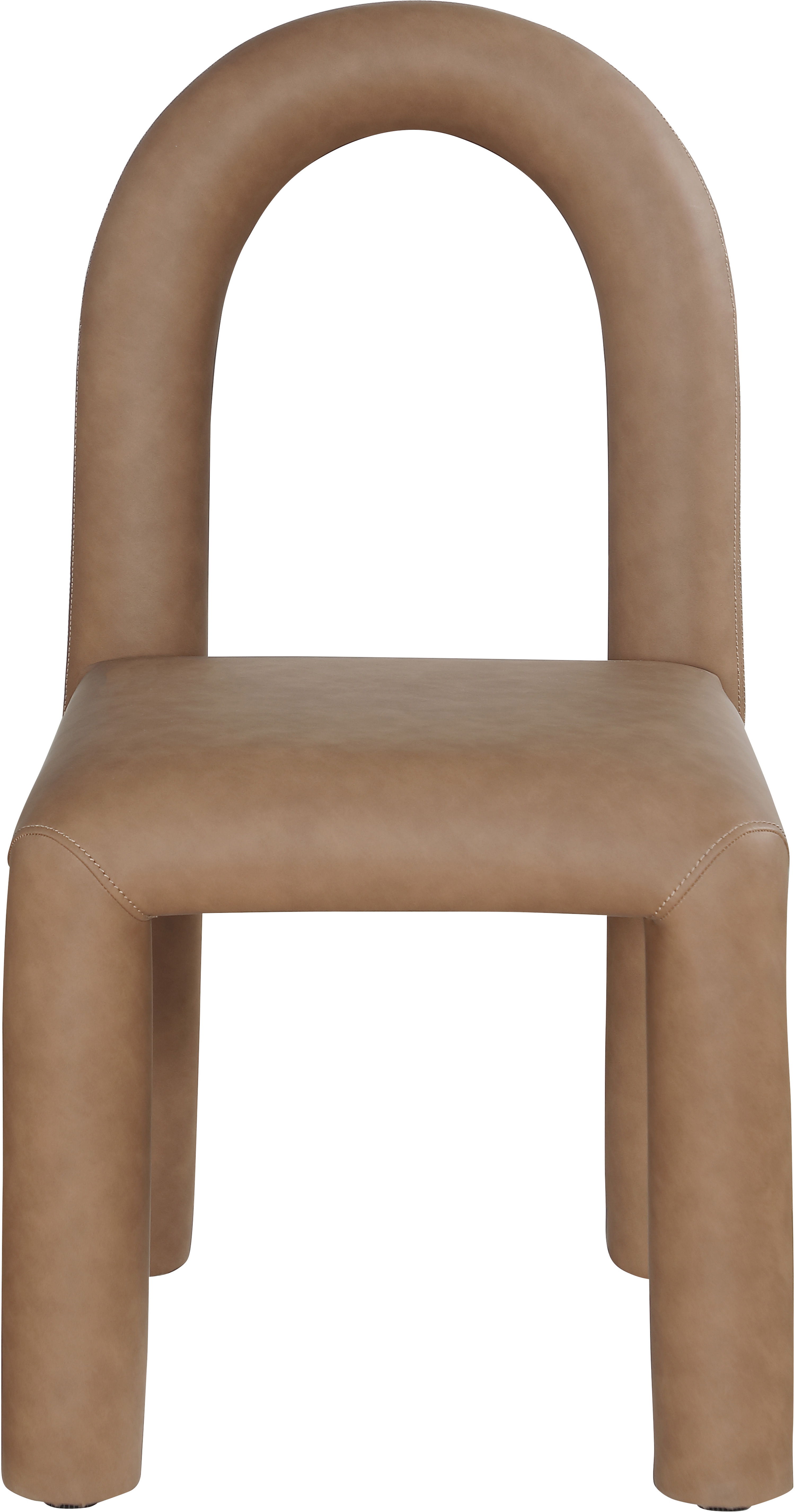 Amari - Faux Leather Dining Chair (Set of 2) - Brown