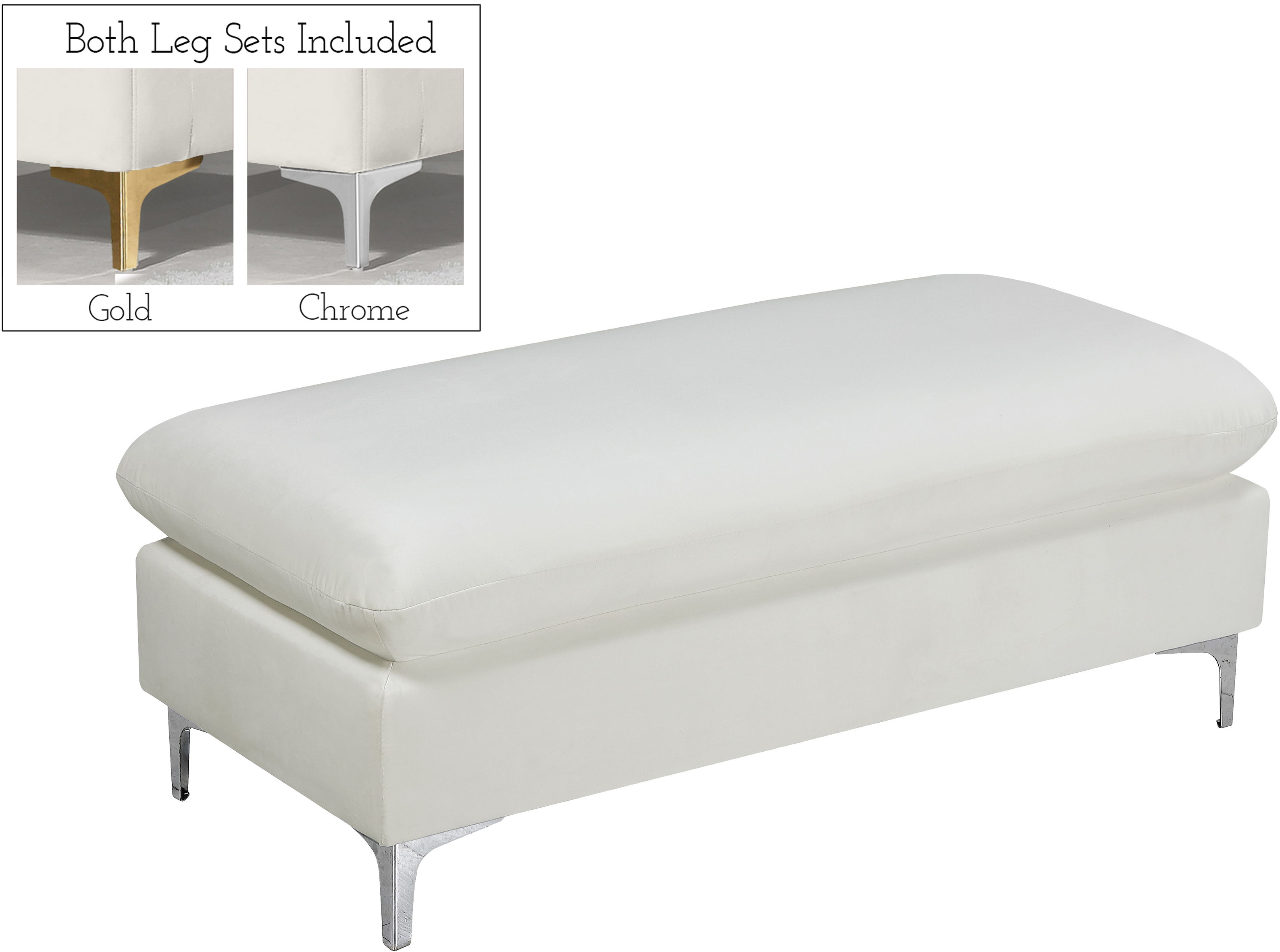 Naomi - Ottoman - Cream