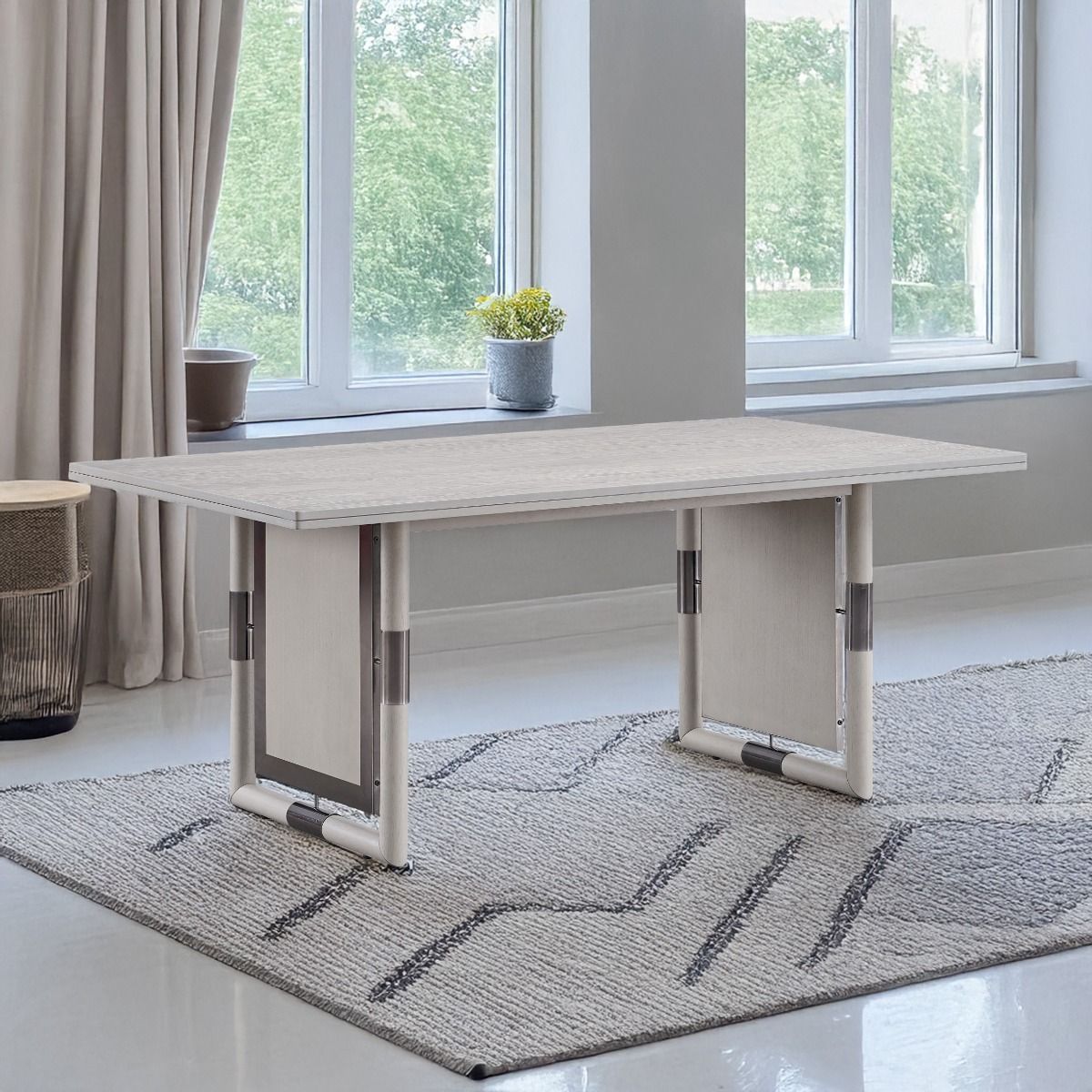 Marta - Dining Table - Natural, beige