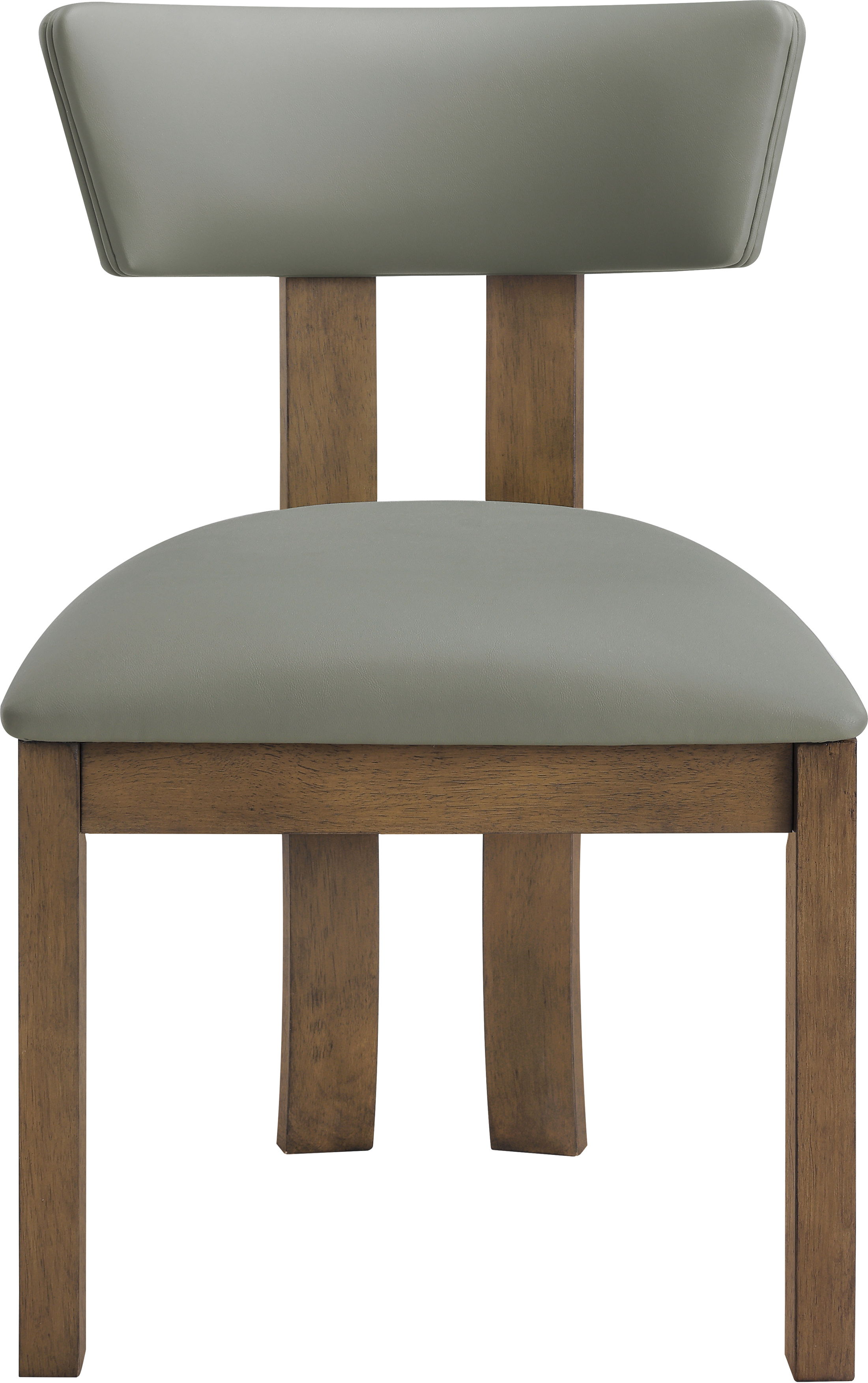 Lavrin - Vegan Leather Upholstered Dining Side Chair (Set of 2) - Olive
