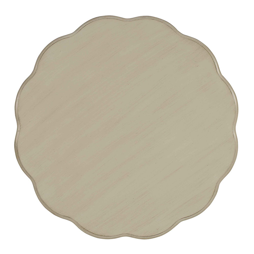 Fordon - End Table - Antique White, beige, view 2