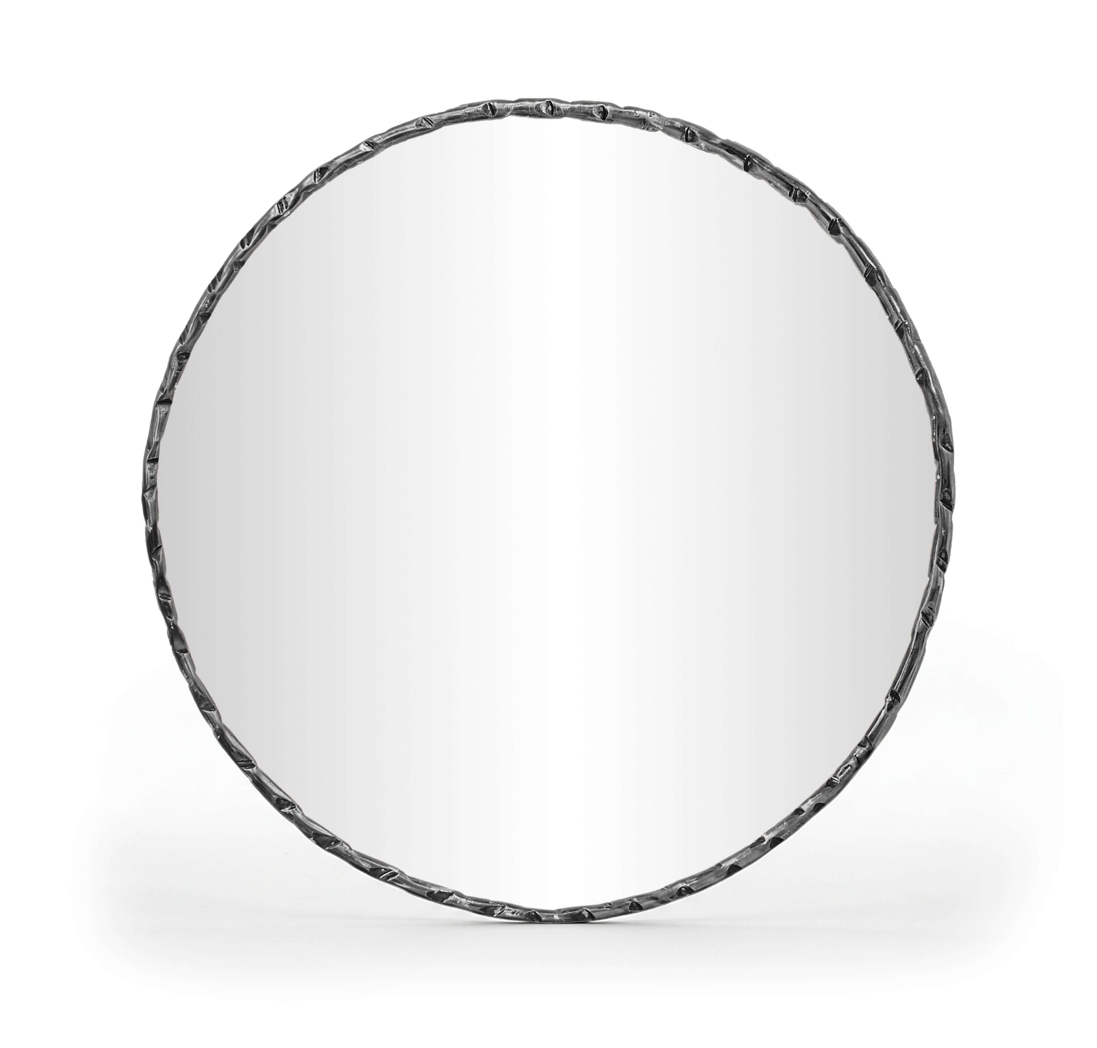 Hammer - 36" Iron Mirror - Black