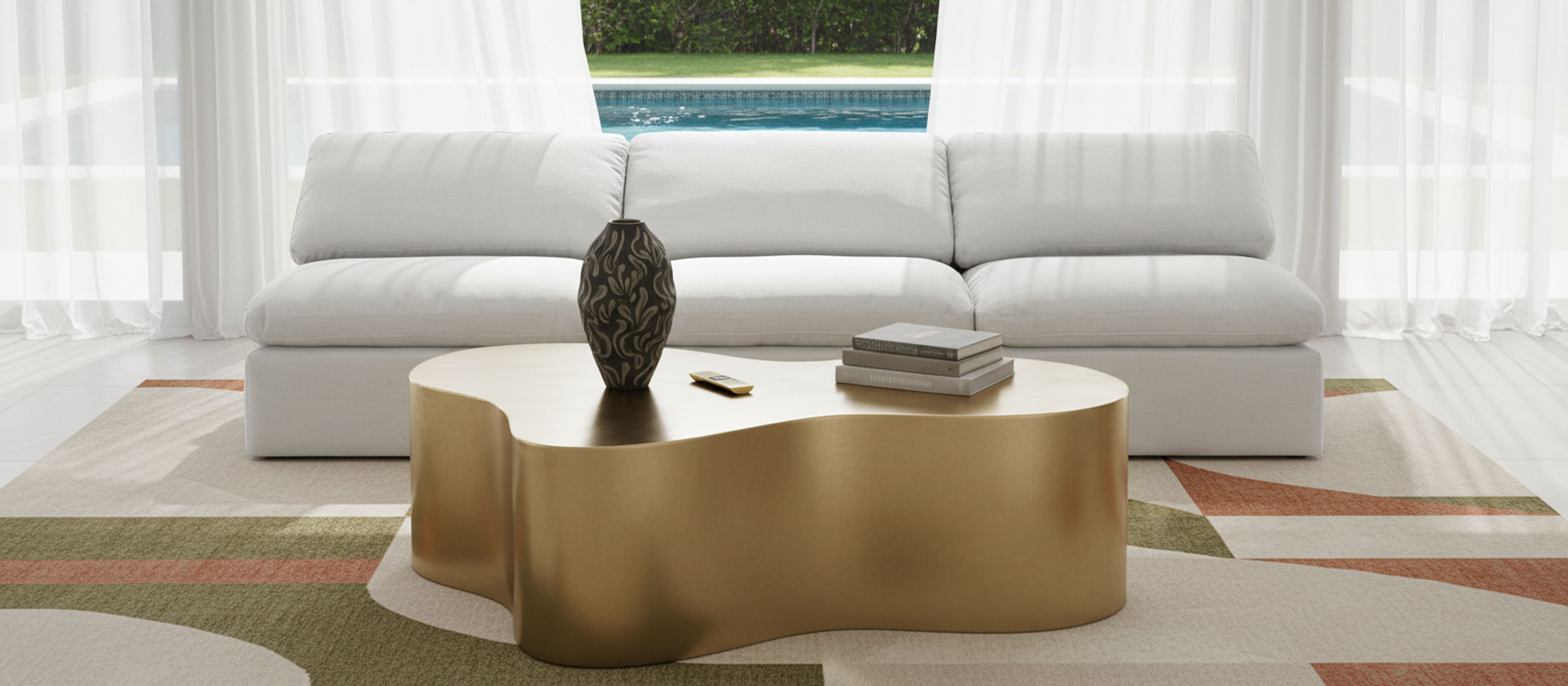 Tevere - Coffee Table - Gold