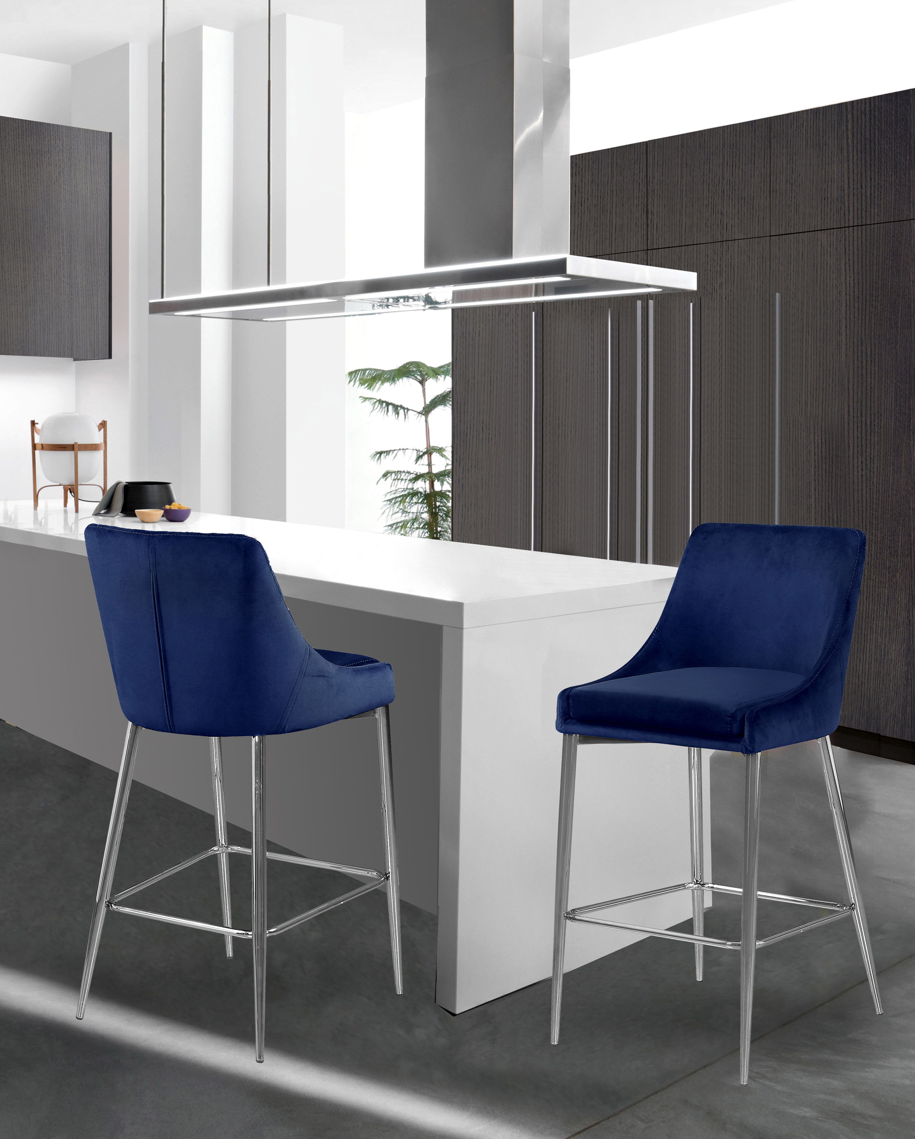Karina - Stool (Set of 2) - Navy