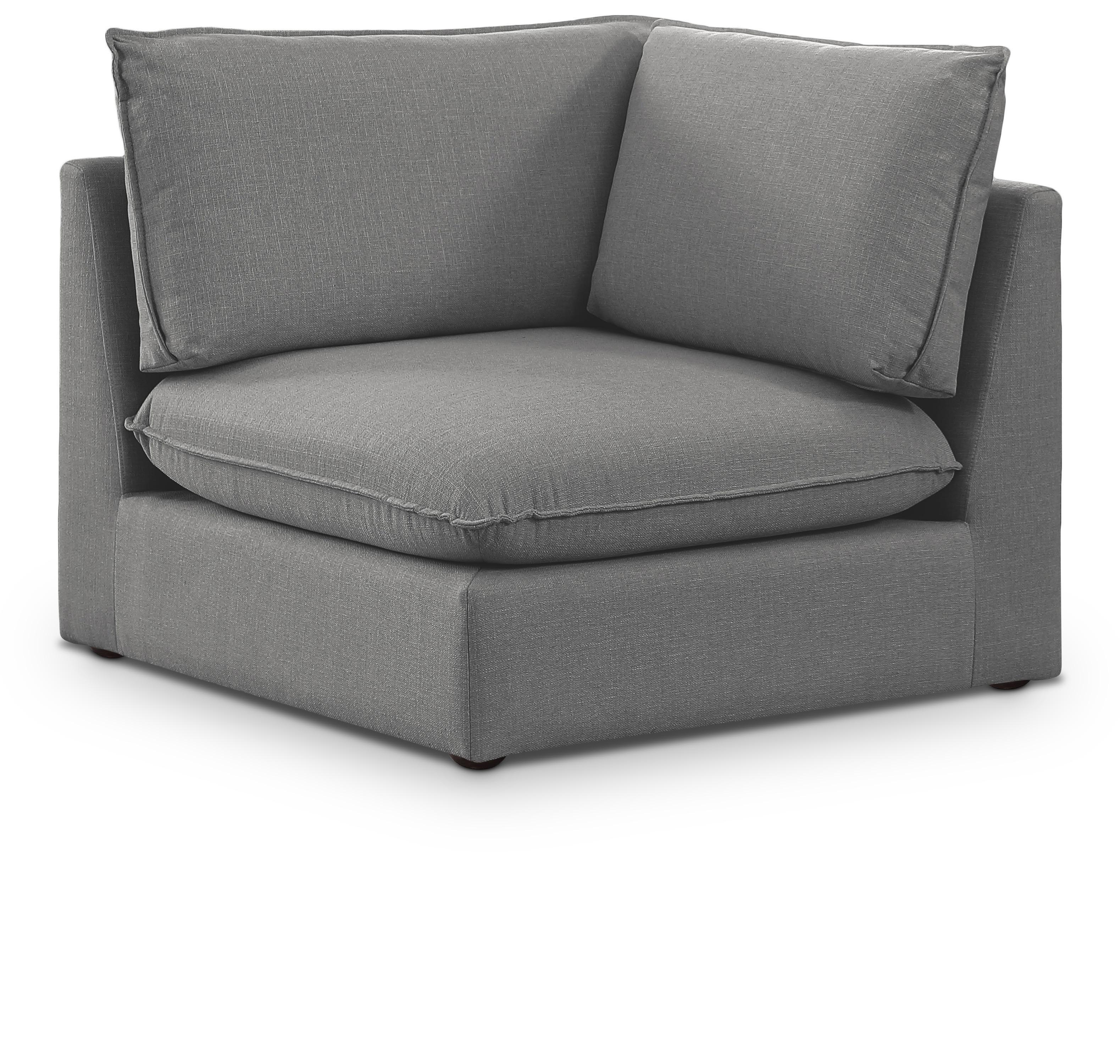 Mackenzie - Corner Chair - Gray