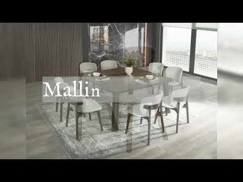 Mallin - Dining Table - Walnut, dark brown, view 4