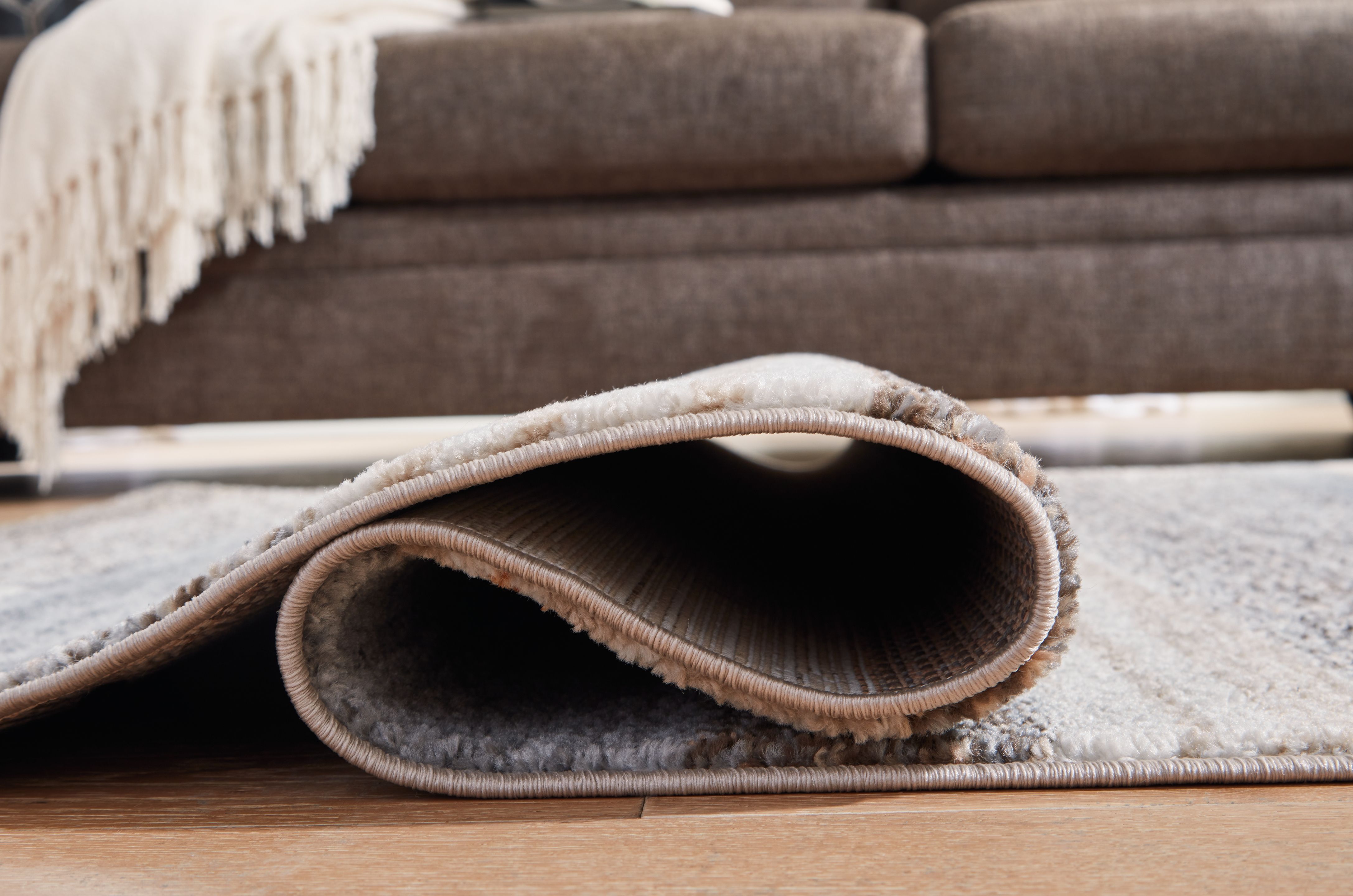 Ashley Furniture Sethburn - 5' x 7' Rug - Cream / Brown / Gray - Image 4