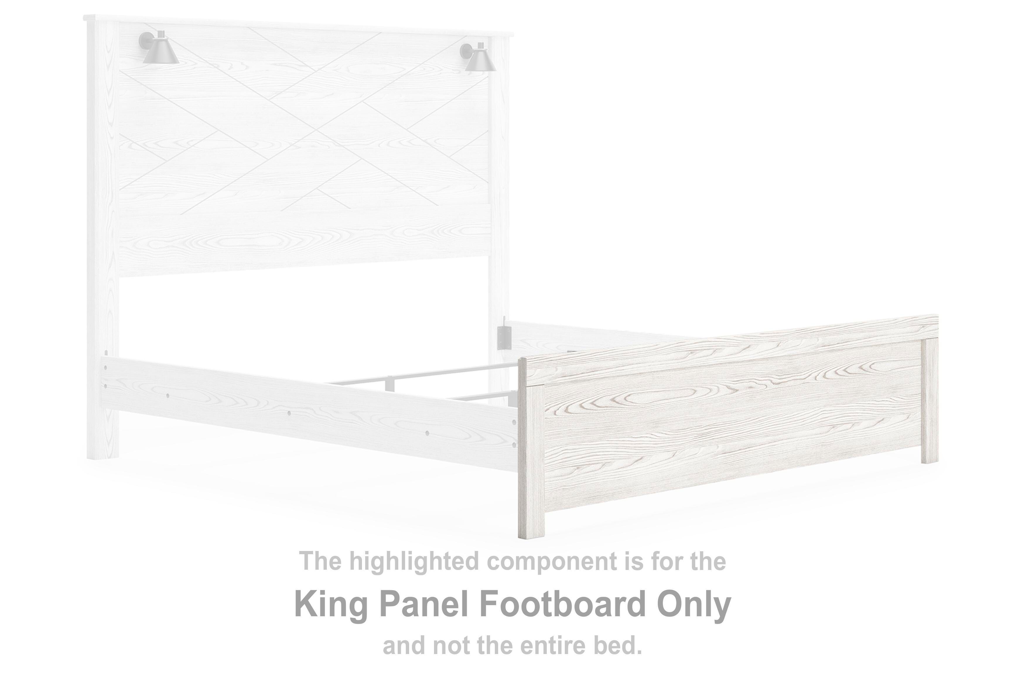 Gerridan – King Panel Footboard – White