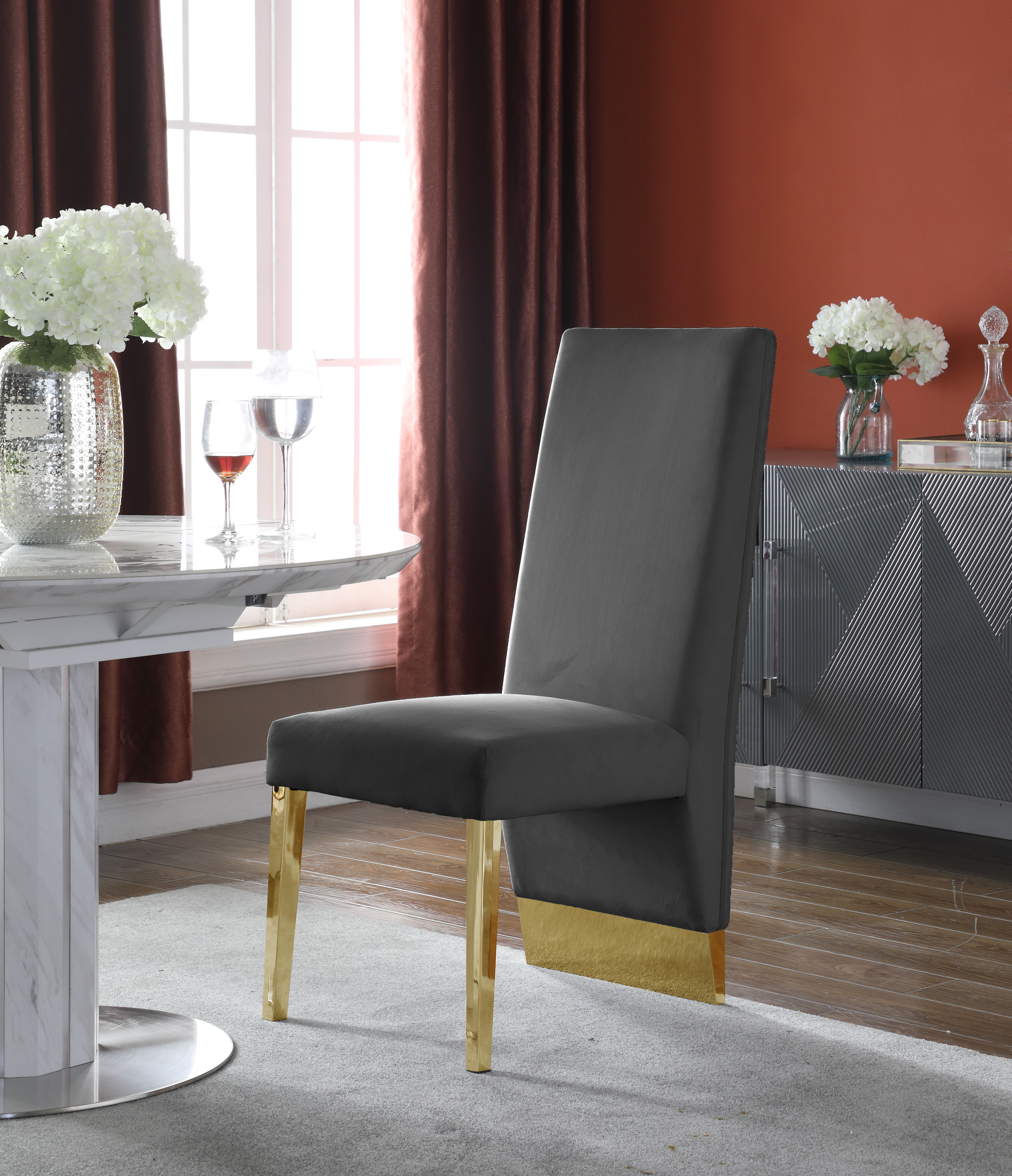 Porsha - Dining Chair (Set of 2) - Gray
