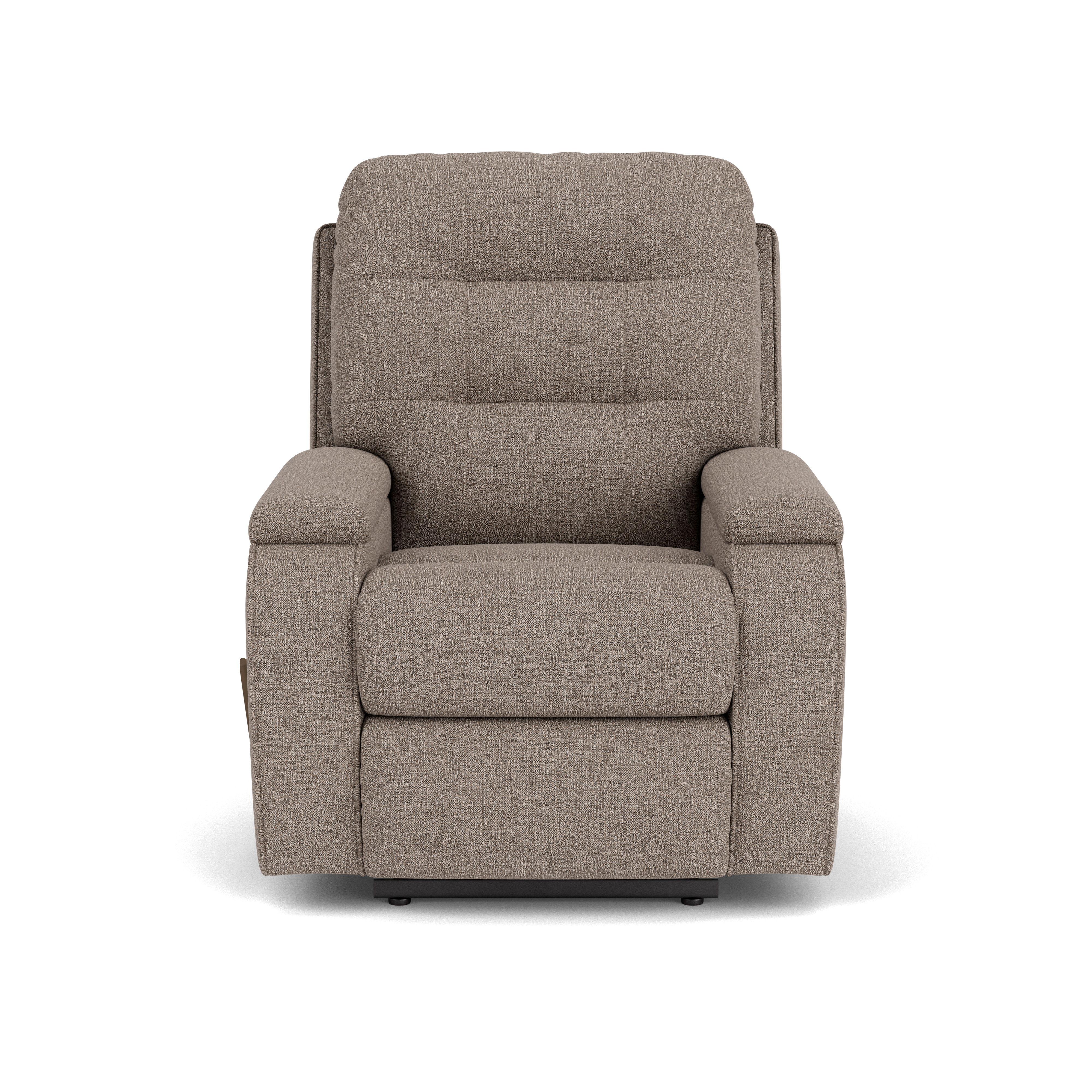Kerrie - Transitional Fabric Recliner, gray, view 3