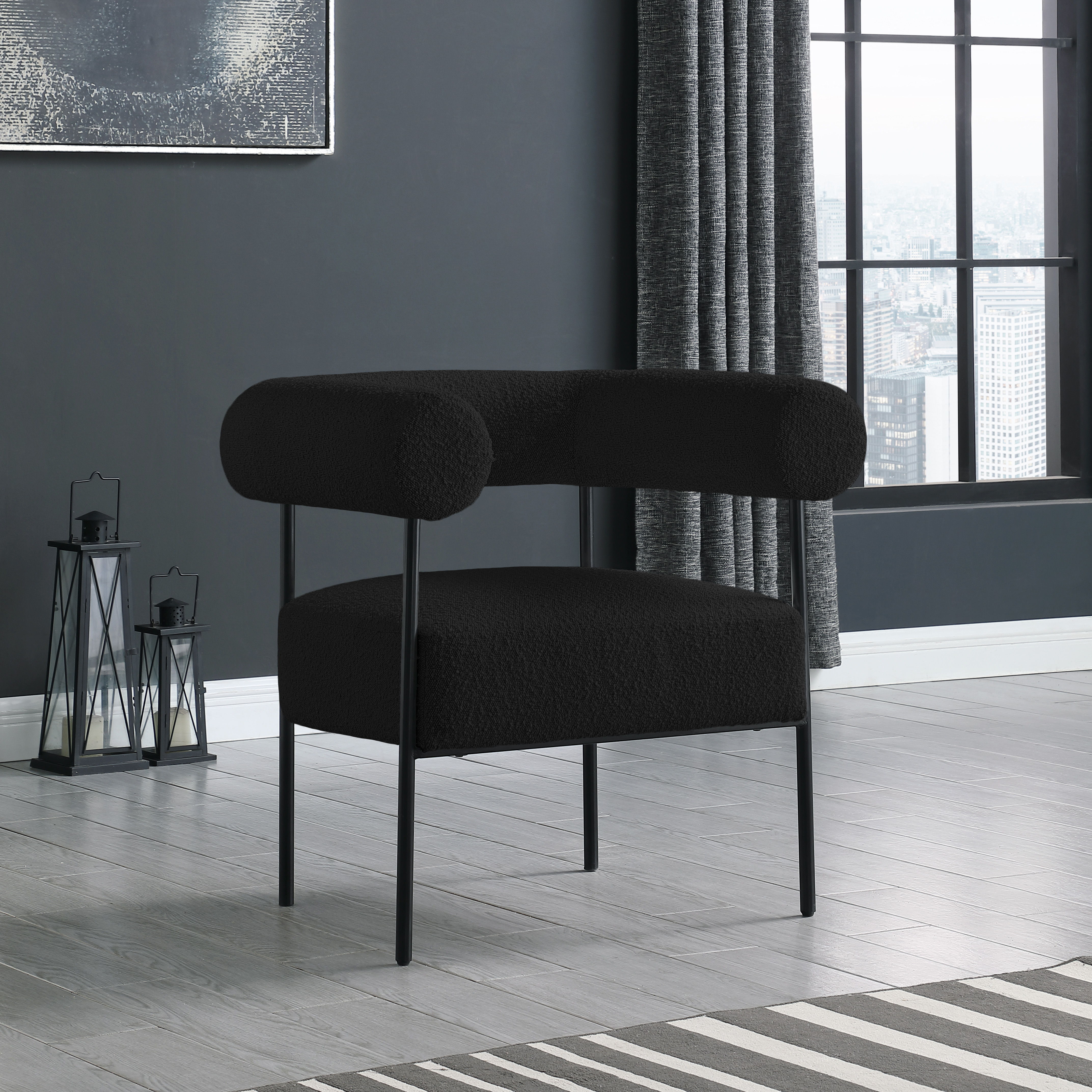 Blake - Accent Chair - Black