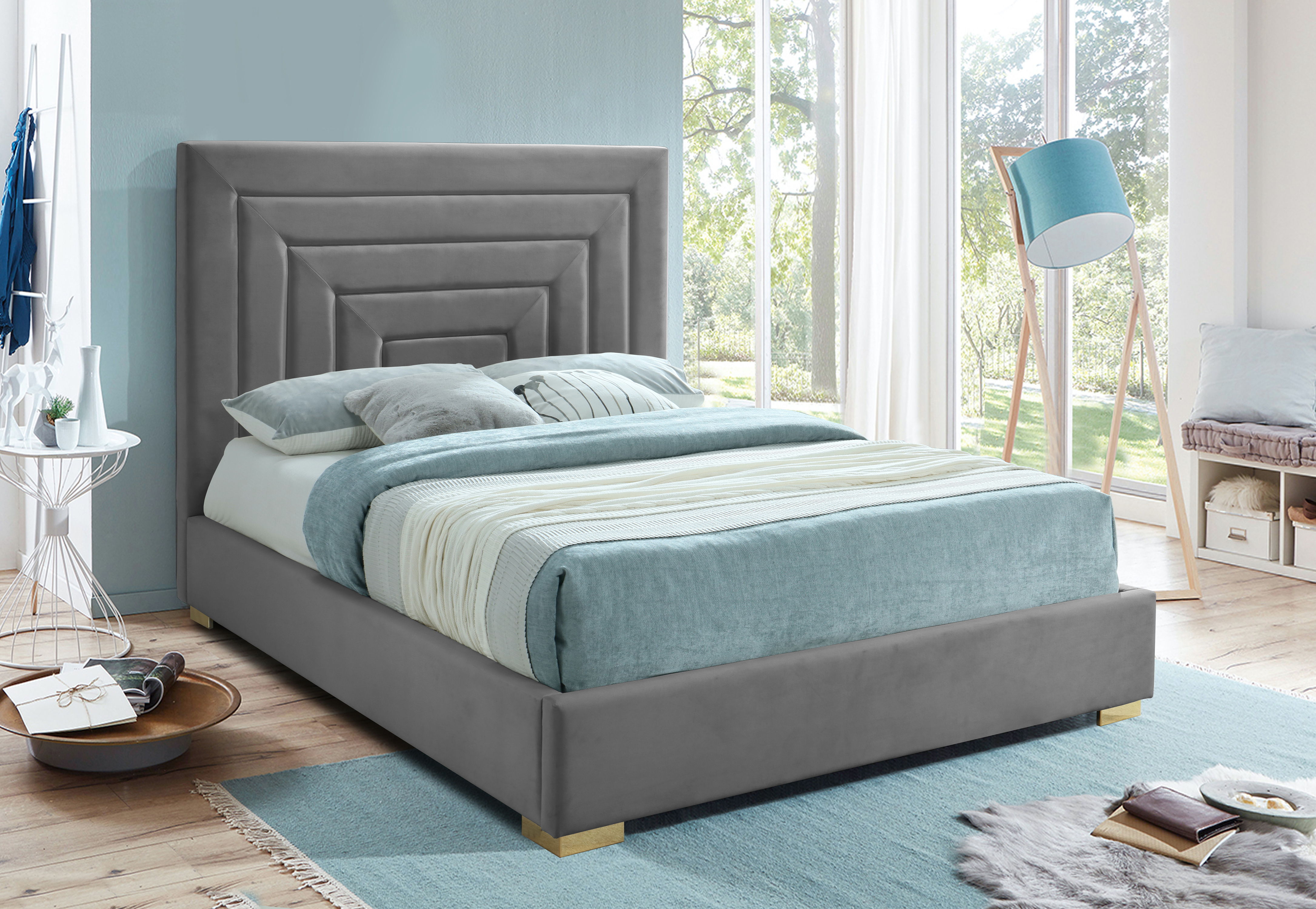 Nora - Queen Bed - Gray