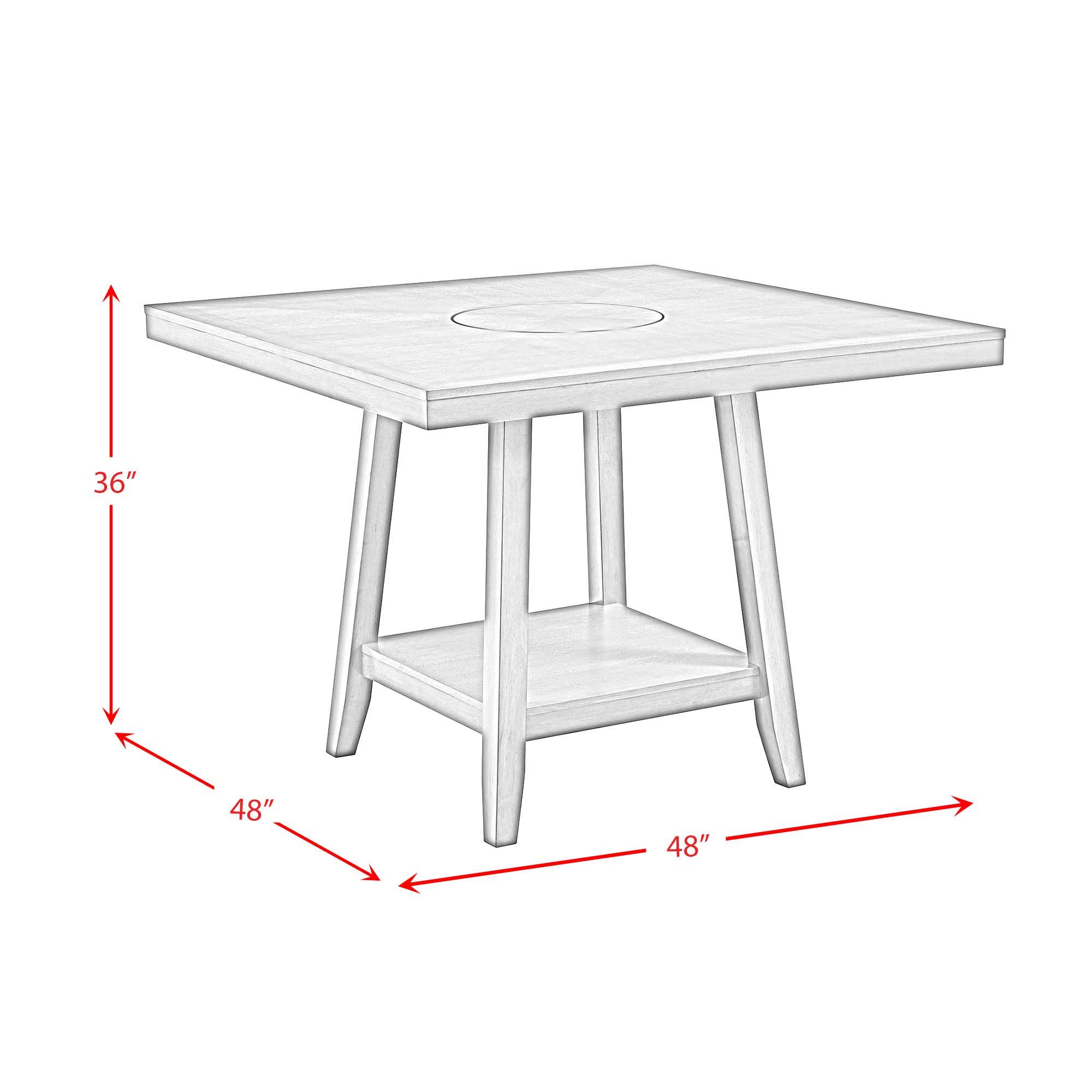 Seneca - 8 Piece Counter Height Dining Set (Table, Four Chairs And Complete Bench) - Brown