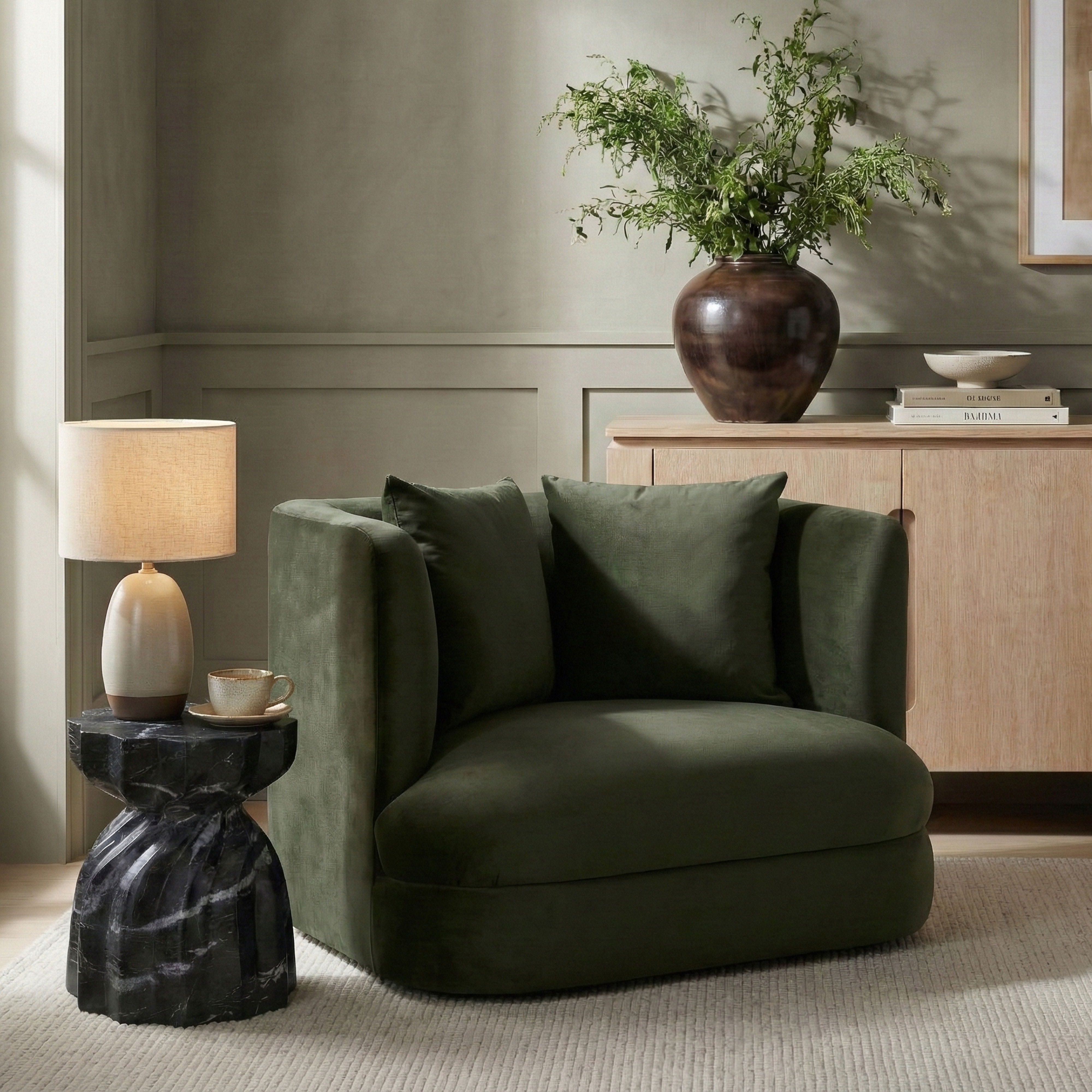 Alder - Chair - Green