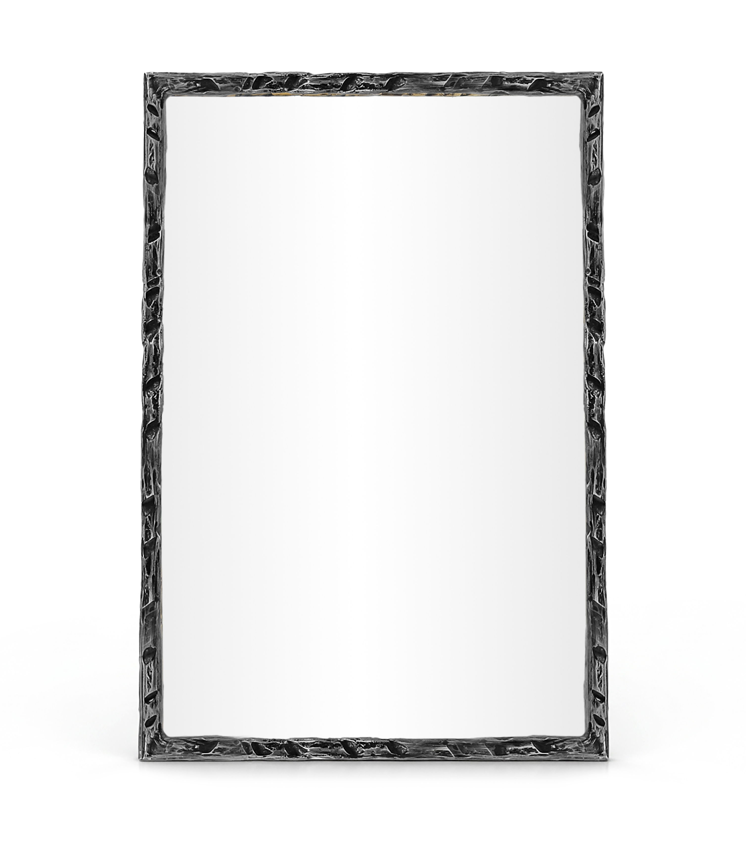 Hammer - 24" x 36" Iron Mirror - Black