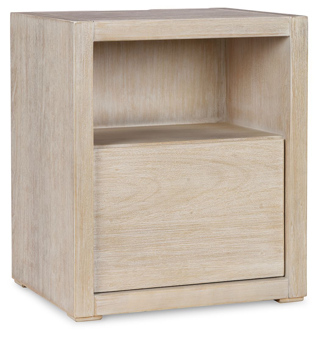 Michelia Bisque One Drawer Night Stand New Lots Furniture Online