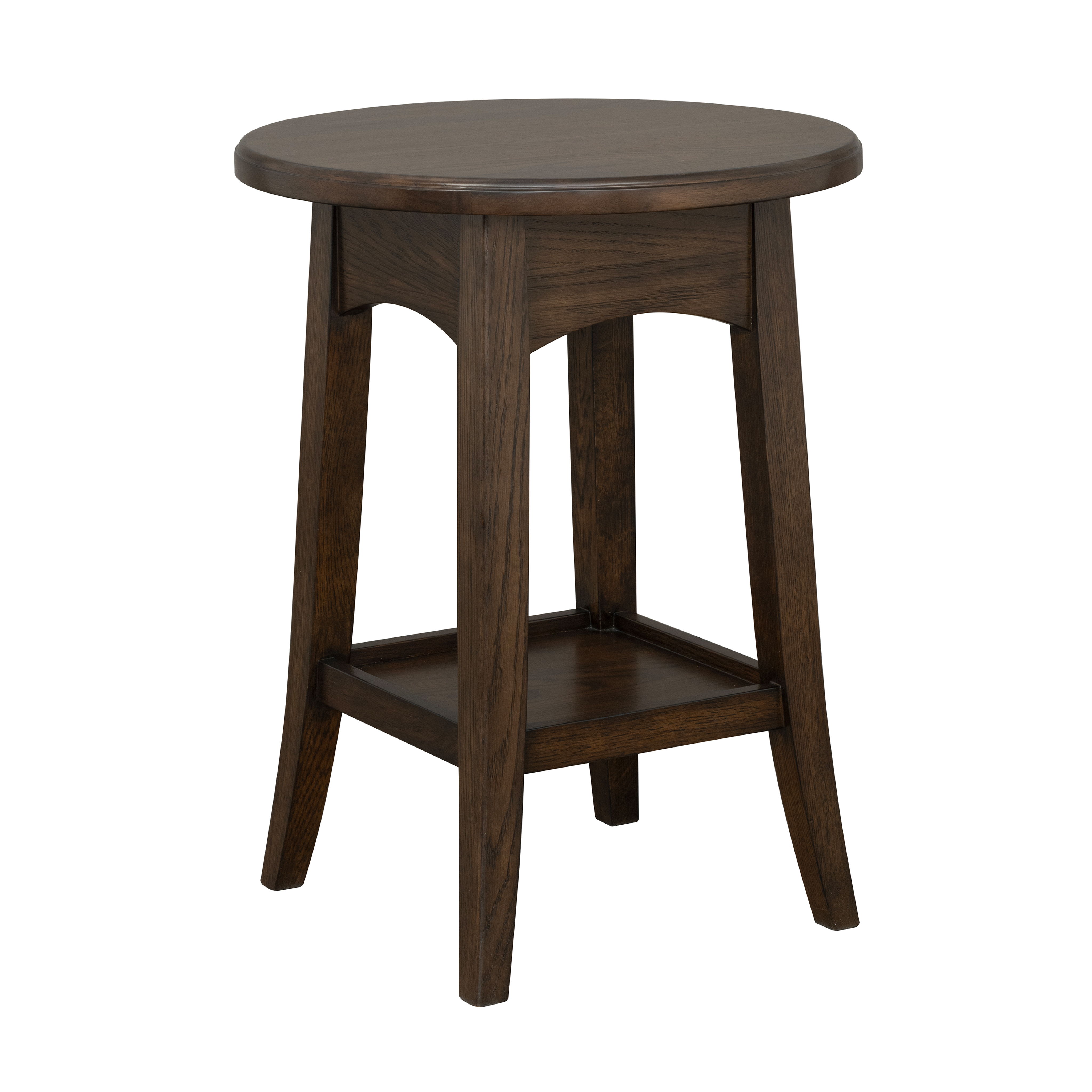 Sylvie - Accent Table - Dark Brown, dark brown